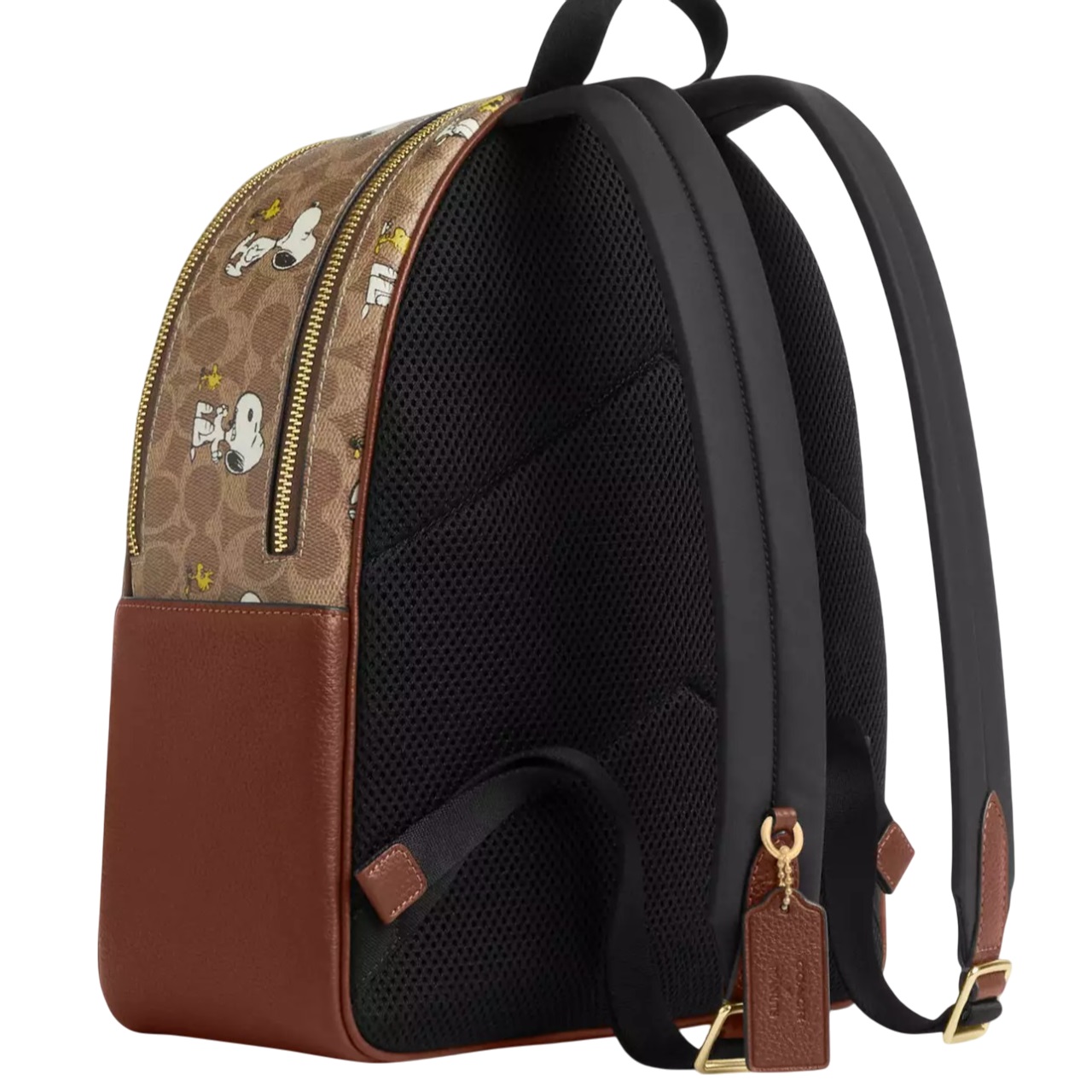 Balo Coach X Peanuts Court Backpack In Signature Canvas With Snoopy Print CBM25 2