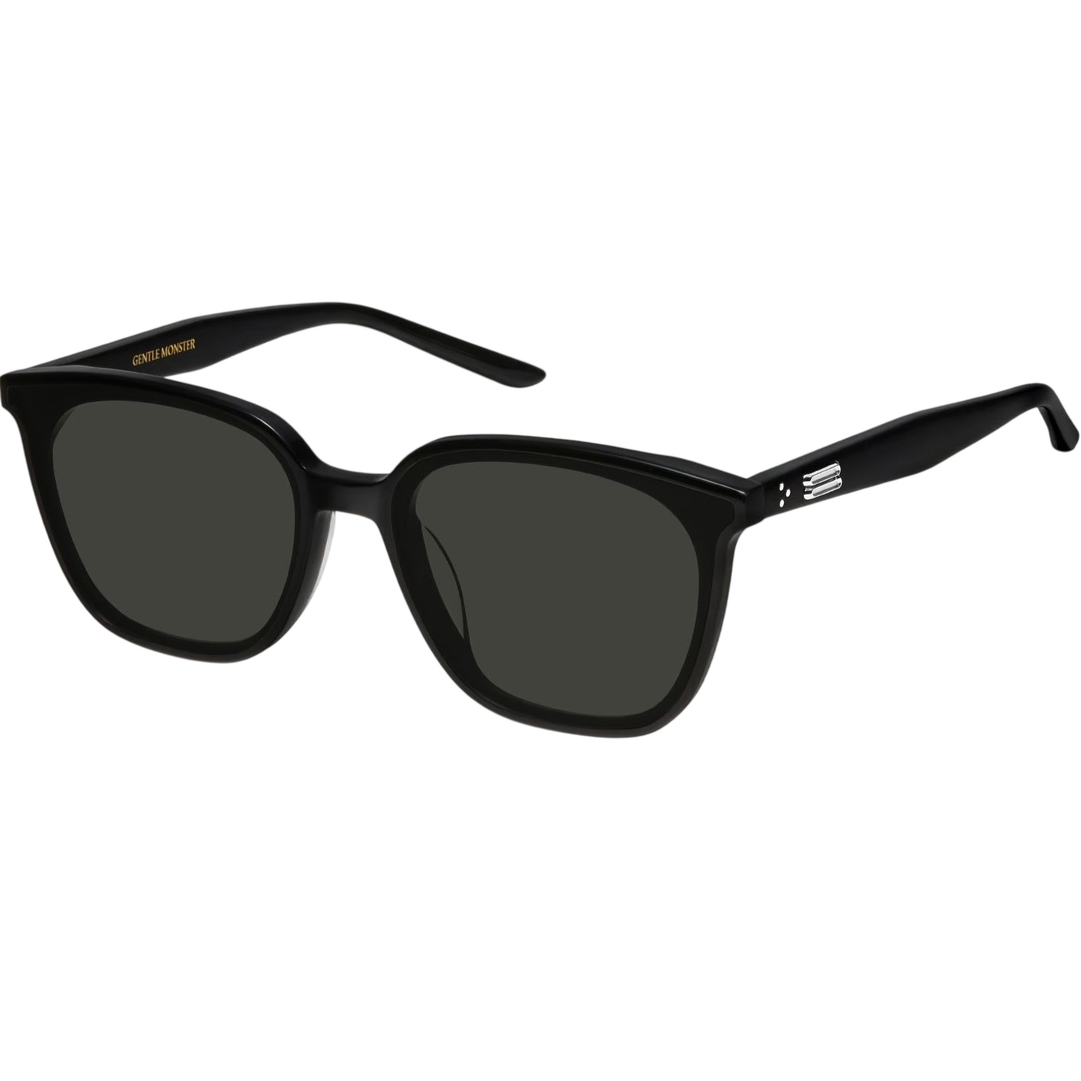 Kính mát Gentle Monster Alma 01 Black Acetate Frame Black Lenses 18