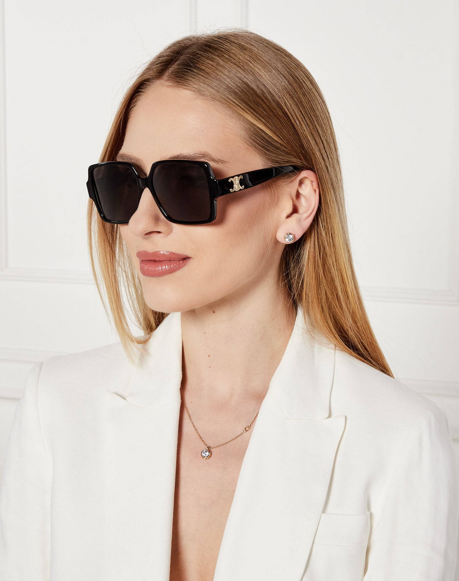 Mắt kính nữ Celine Triomphe Sunglasses CL40316U 4