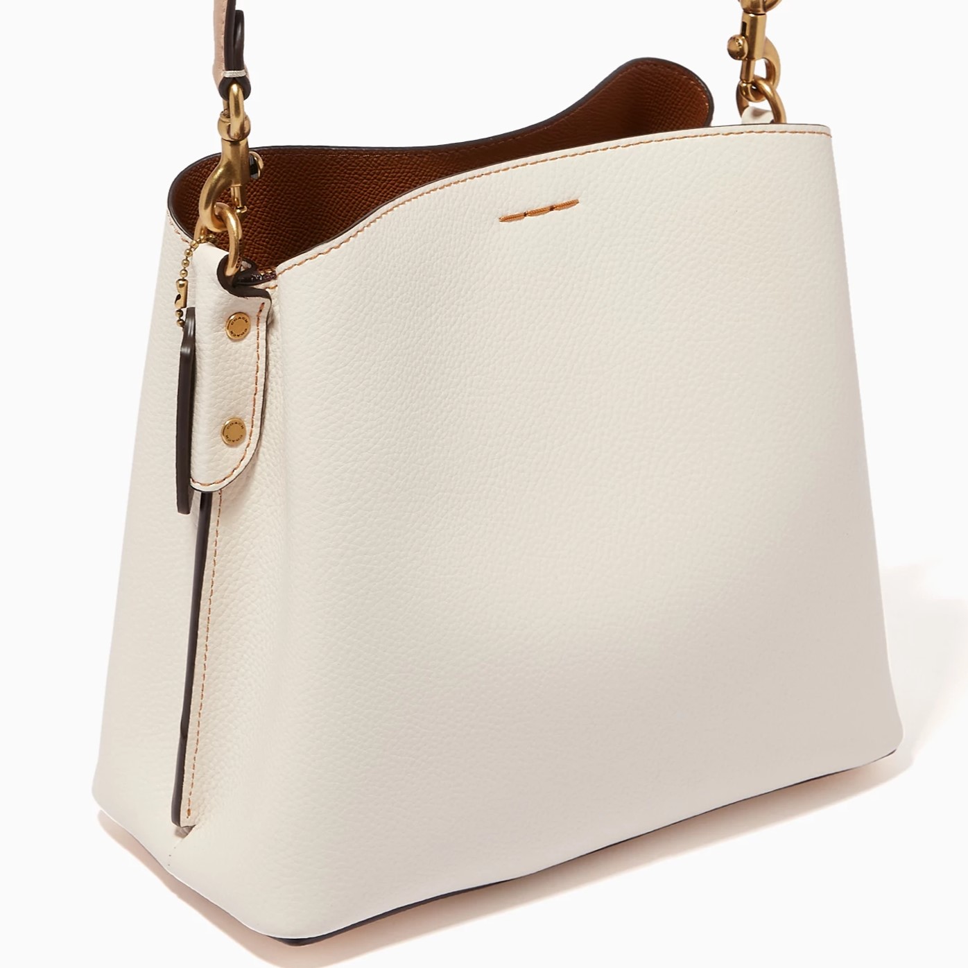 Túi xách Coach Willow Bucket Bag In Colorblock Chalk C3766 1