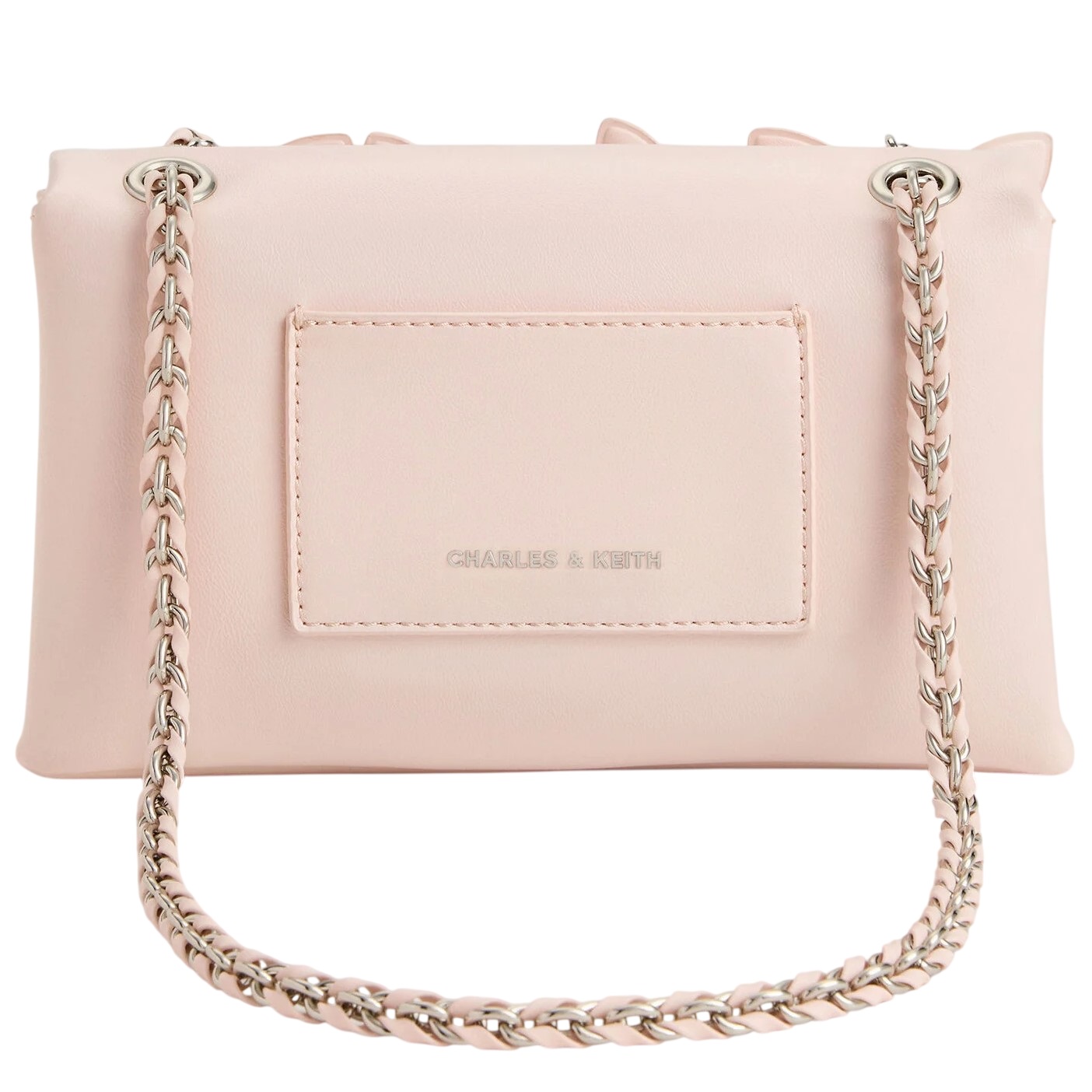 Túi đeo vai Charles Keith Flower Chain Shoulder Bag With Jewellery Set Soft Pink CK17-20271828 14