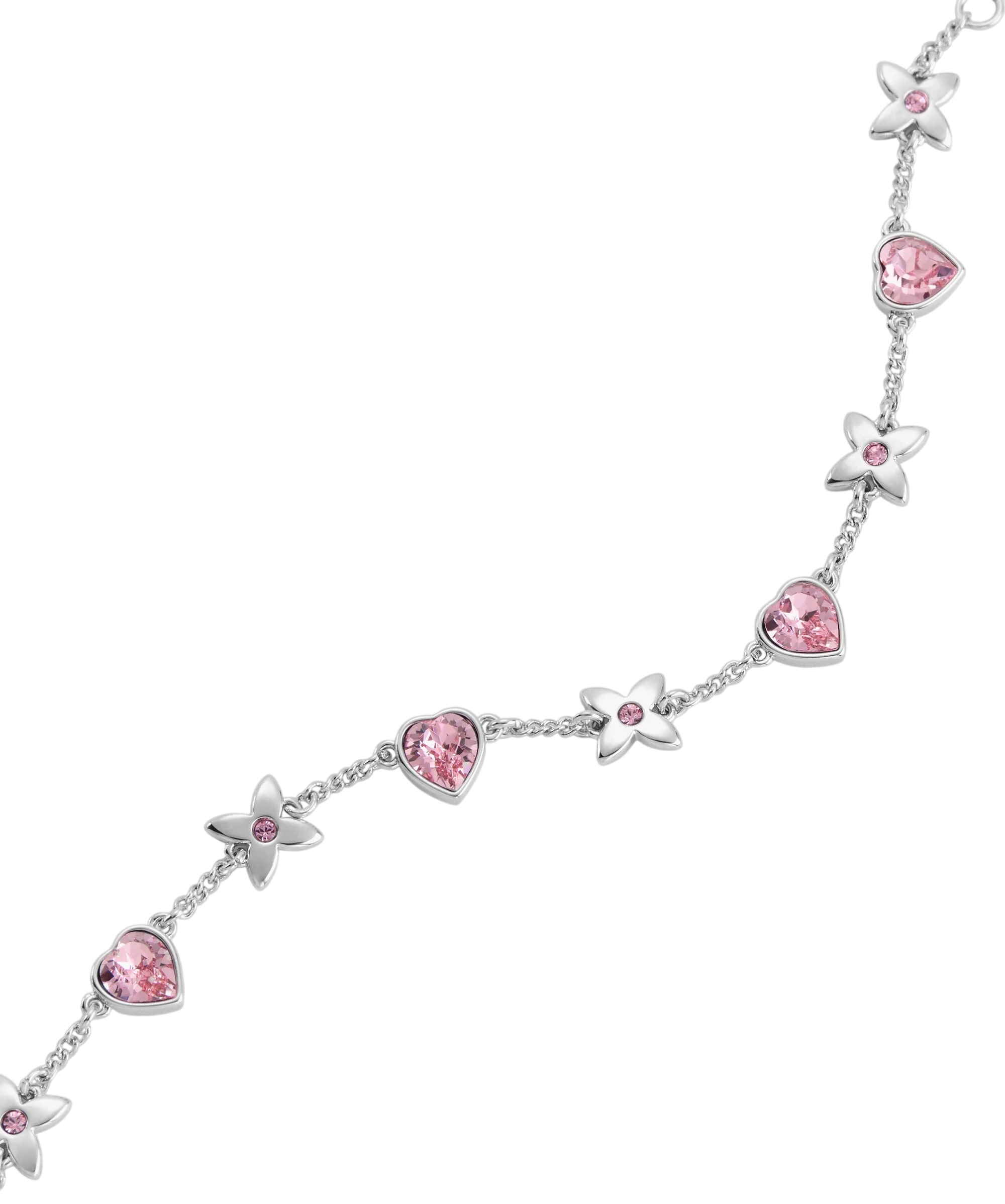 Túi đeo vai Charles Keith Flower Chain Shoulder Bag With Jewellery Set Soft Pink CK17-20271828 21