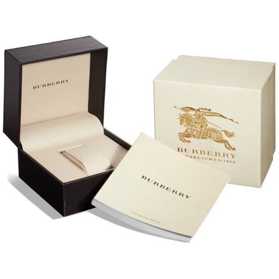 Đồng Hồ Nữ Burberry The City White Silver Dial Red Leather Ladies Watch BU9129 10