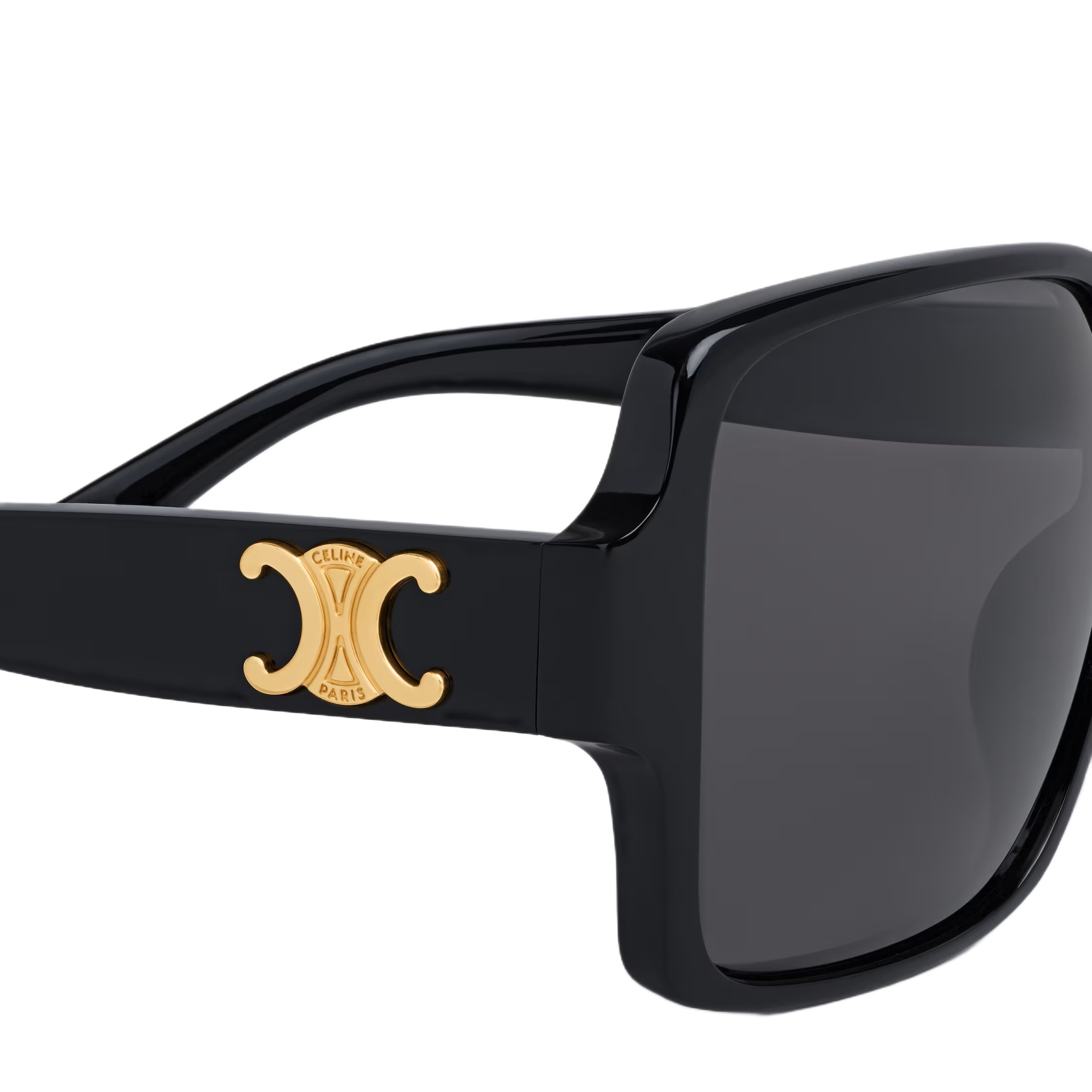 Mắt kính Celine Triomphe 16 sunglasses in Acetate Black 1