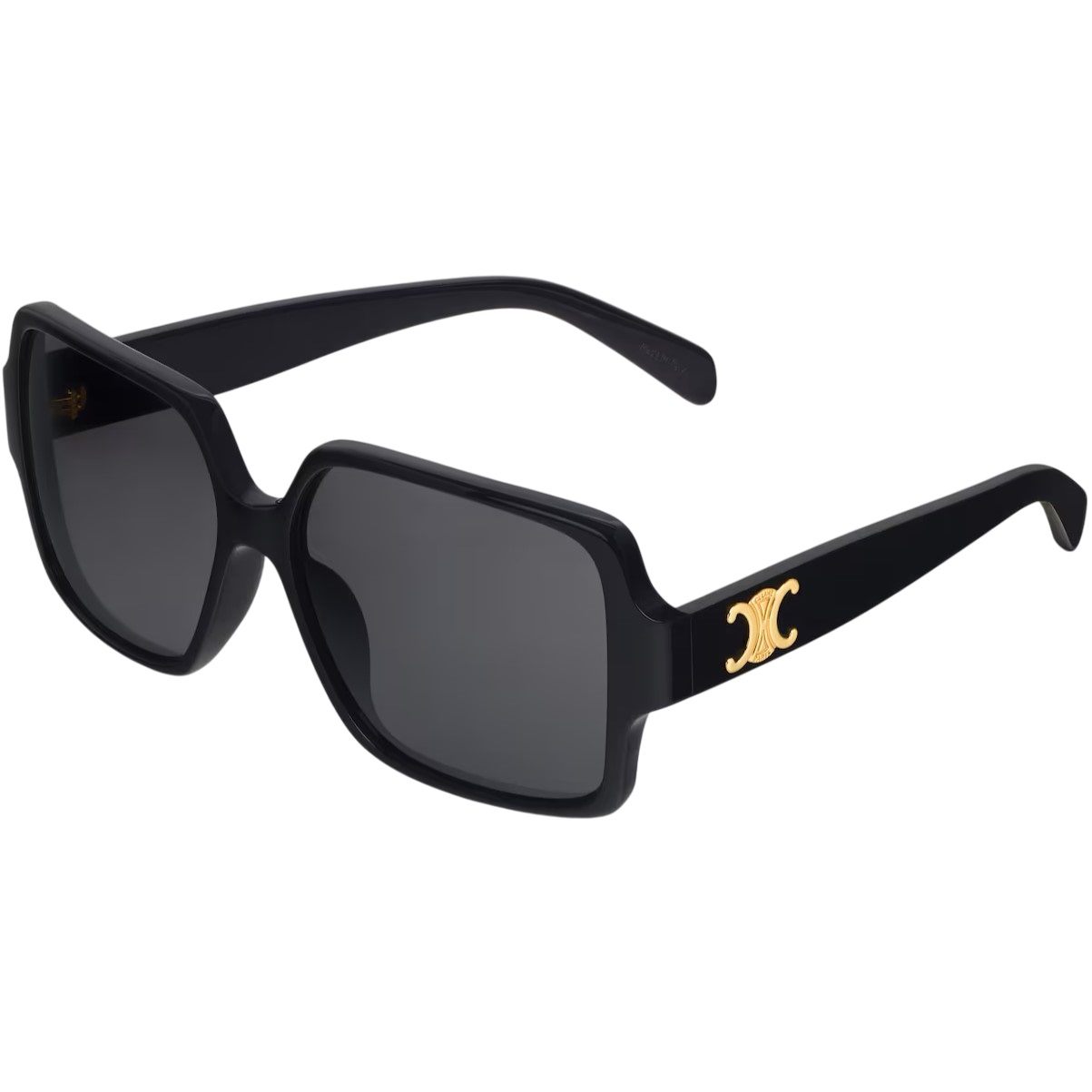 Mắt kính Celine Triomphe 16 sunglasses in Acetate Black 13
