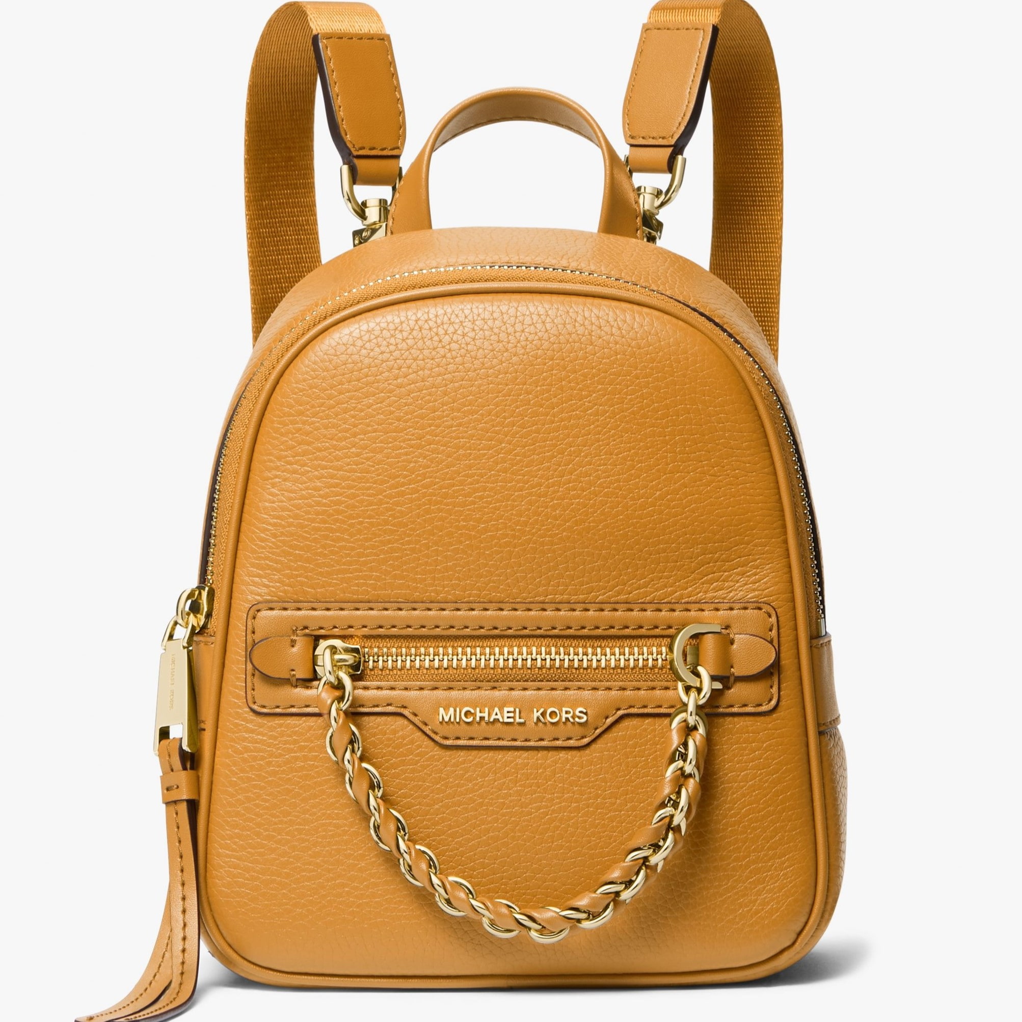 BALO MK NỮ MICHAEL KORS ELLIOT EXTRA SMALL YELLOW LEATHER BACKPACK 30F3G5EB0L878 3