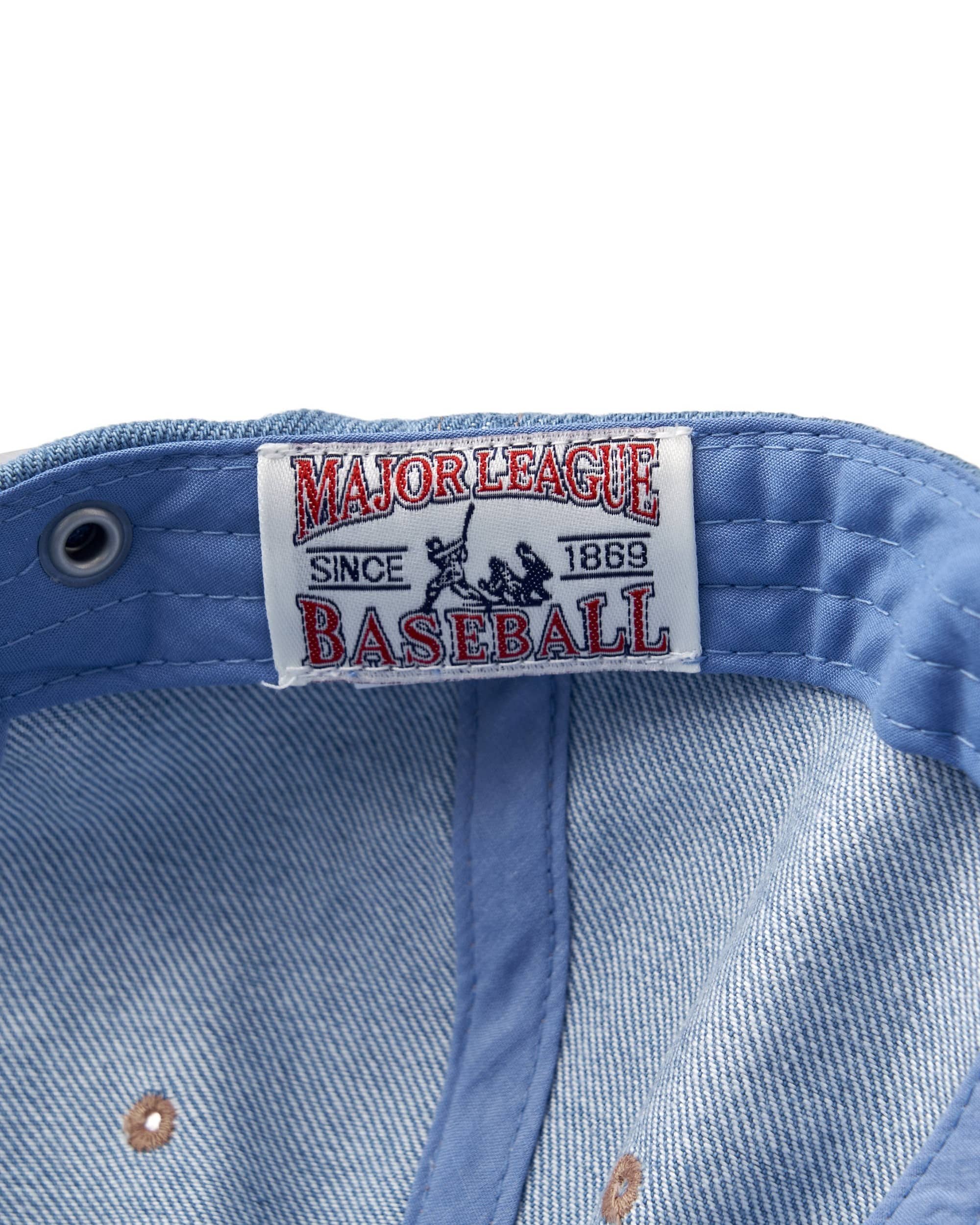 Mũ MLB Damaged Washed Denim Unstructured Ball Cap New York Yankees 3ACPVD34N-50BLL 2