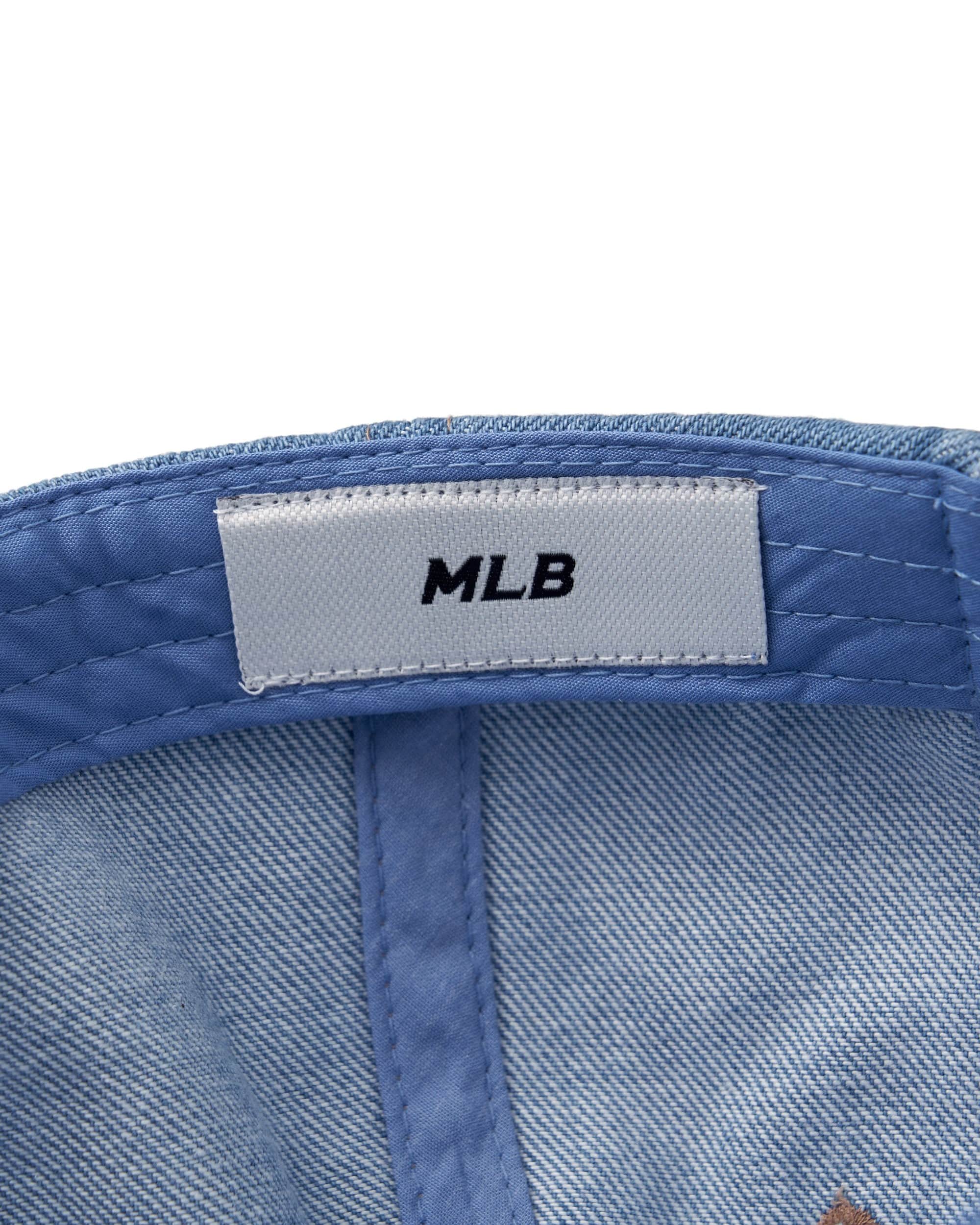 Mũ MLB Damaged Washed Denim Unstructured Ball Cap New York Yankees 3ACPVD34N-50BLL 7