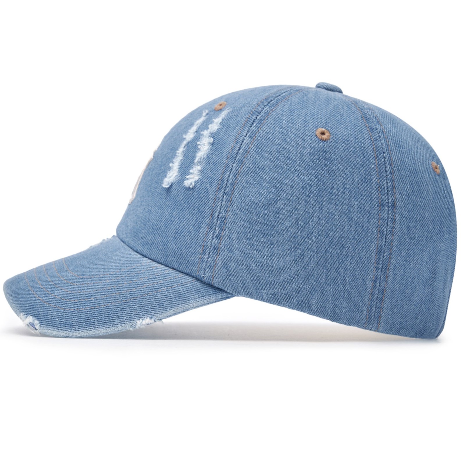 Mũ MLB Damaged Washed Denim Unstructured Ball Cap New York Yankees 3ACPVD34N-50BLL 8