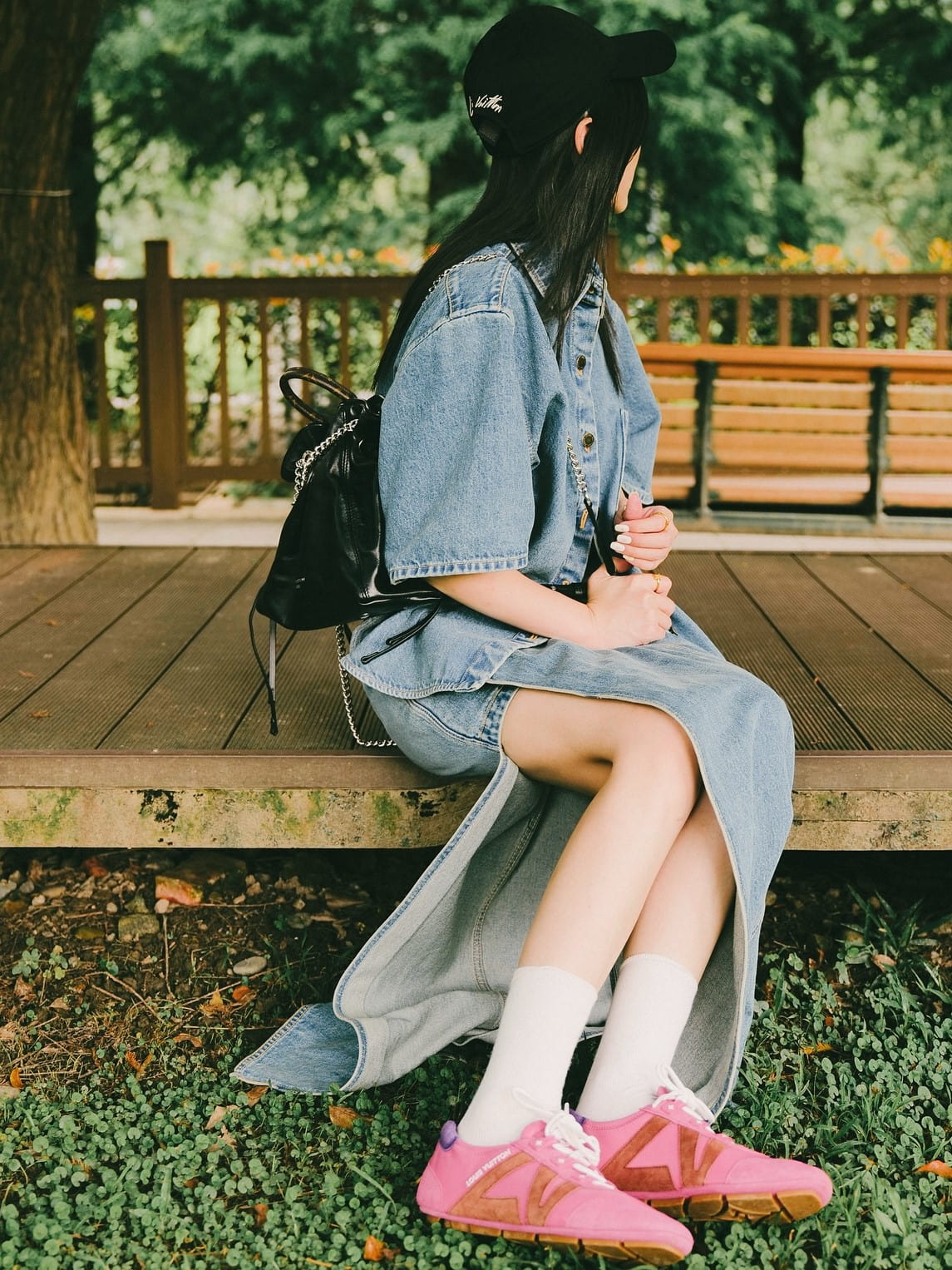 Ba Lô Louis Vuitton Off Duty Vibe Black 18
