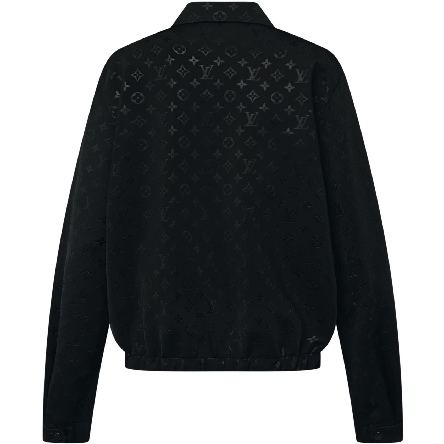 Áo khoác LV Louis Vuitton Monogram Zip-Up Jacket Black 2