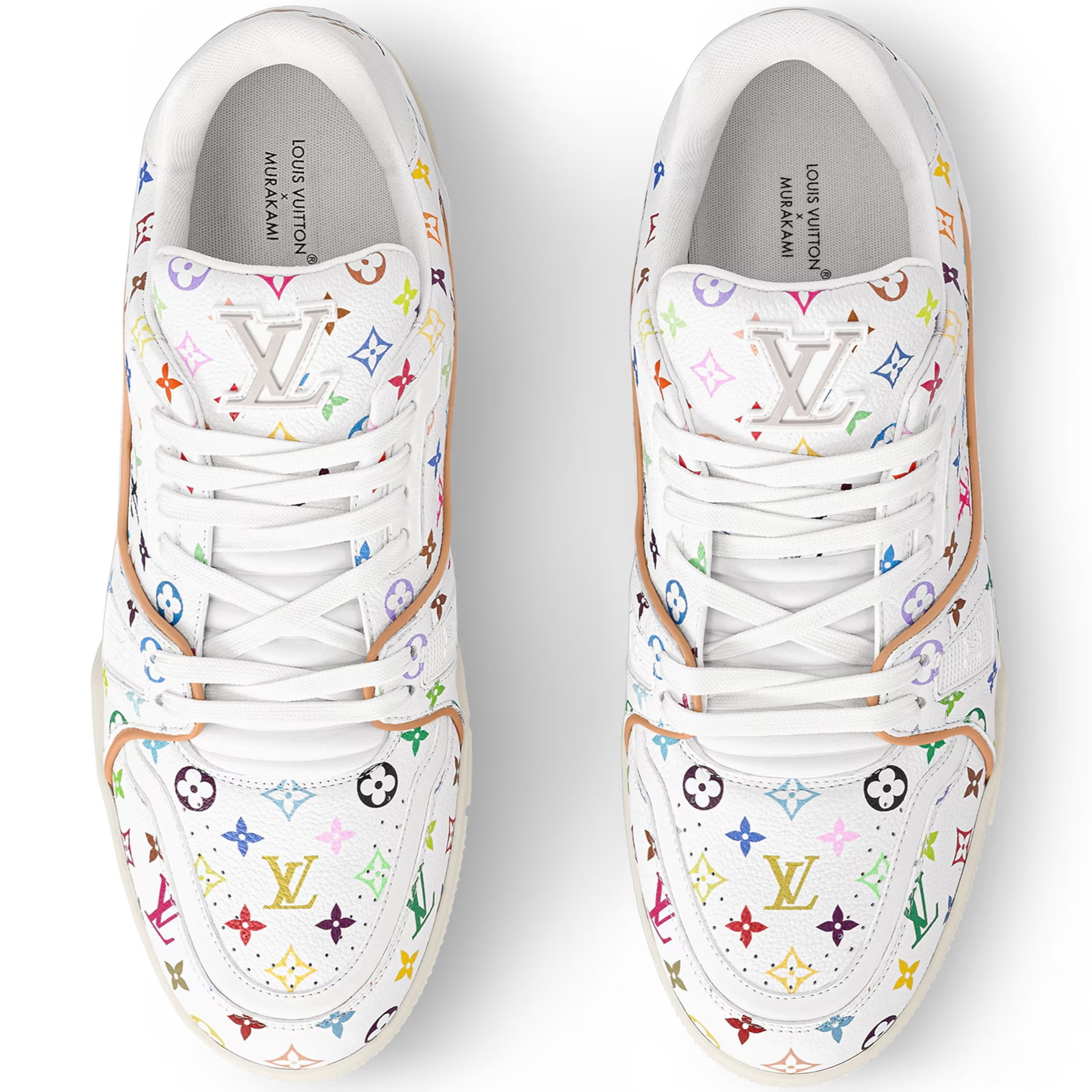 Giày Thể Thao LV Trainer LV x TM White 1AHEKG 2