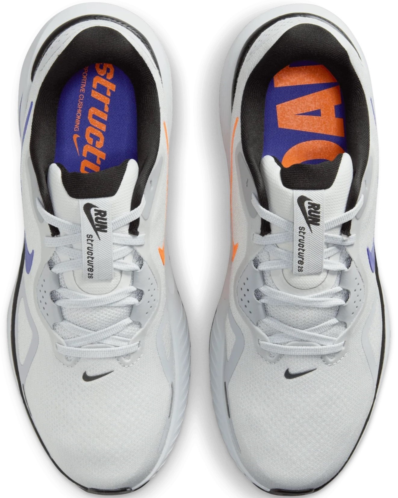 Giày Nike Structure 26 Road Running Shoes Wolf Grey HJ1102-004 2