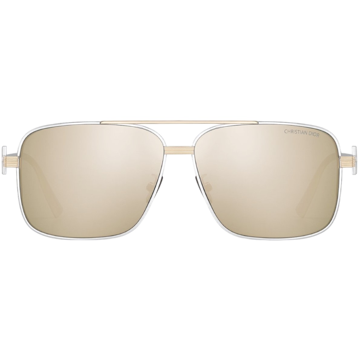 Kính Dior CD Diamond S9U Gold-Tone Mirrored Navigator Sunglasses 4
