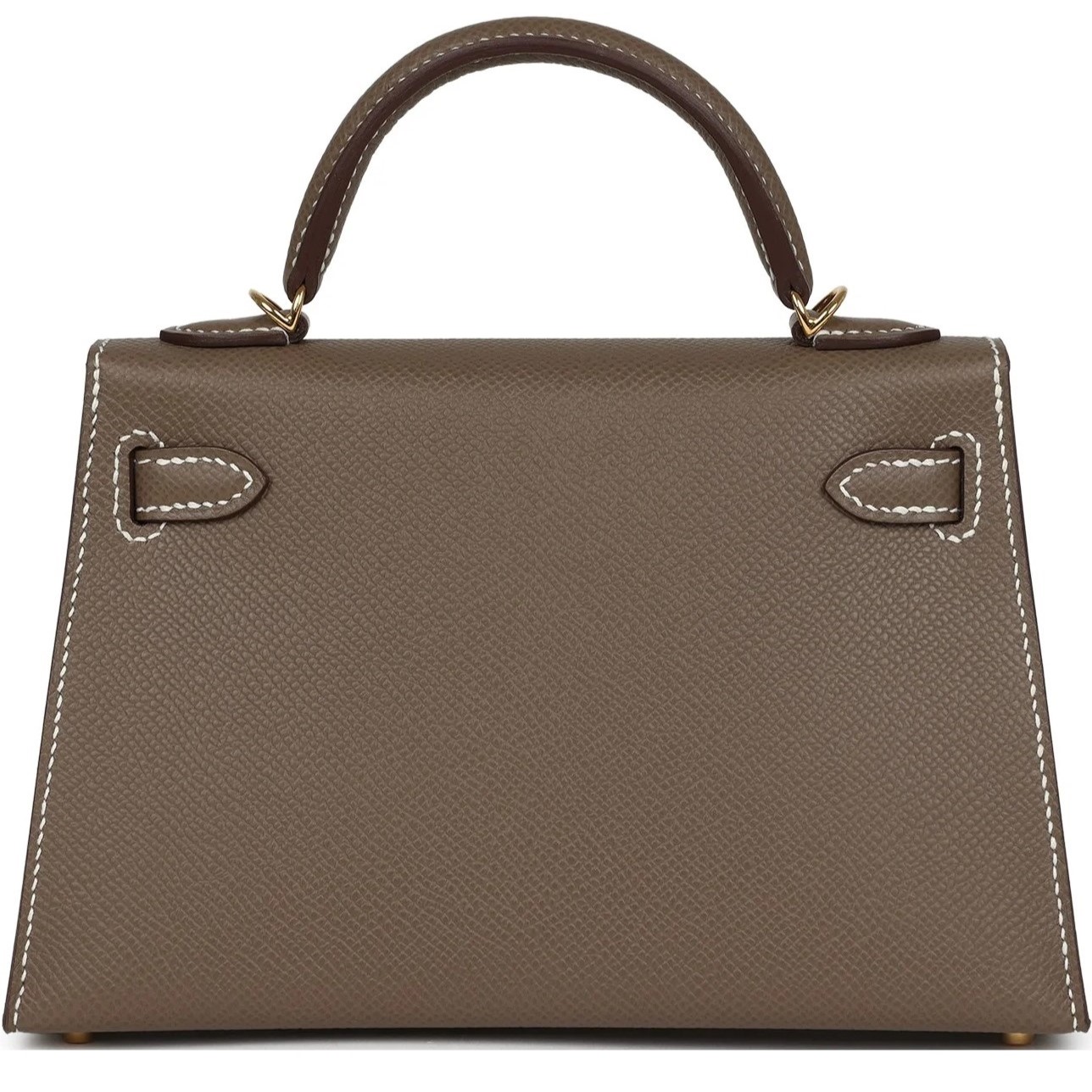 Túi Hermès Kelly Sellier 20 Etoupe Epsom Gold Hardware 3