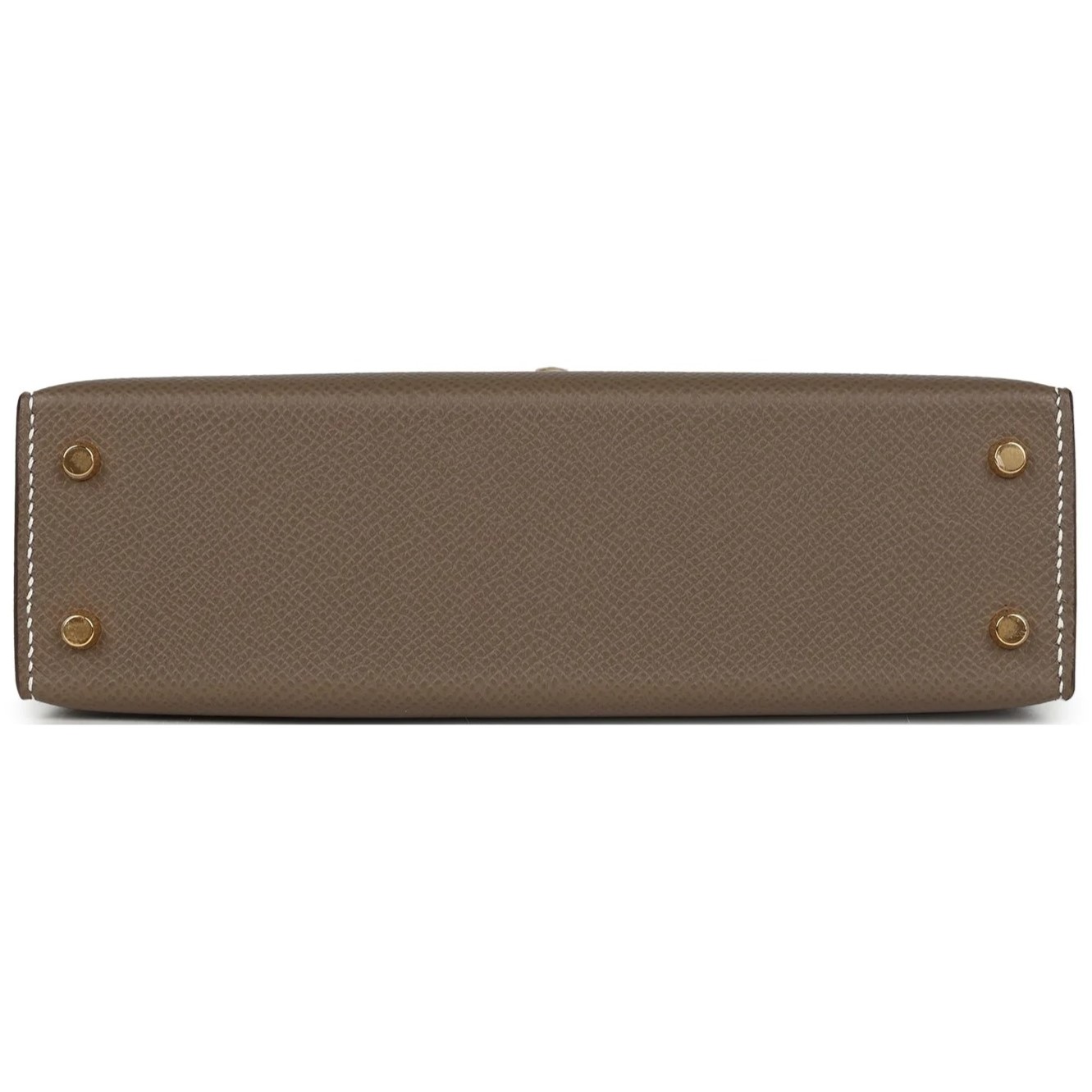 Túi Hermès Kelly Sellier 20 Etoupe Epsom Gold Hardware 4