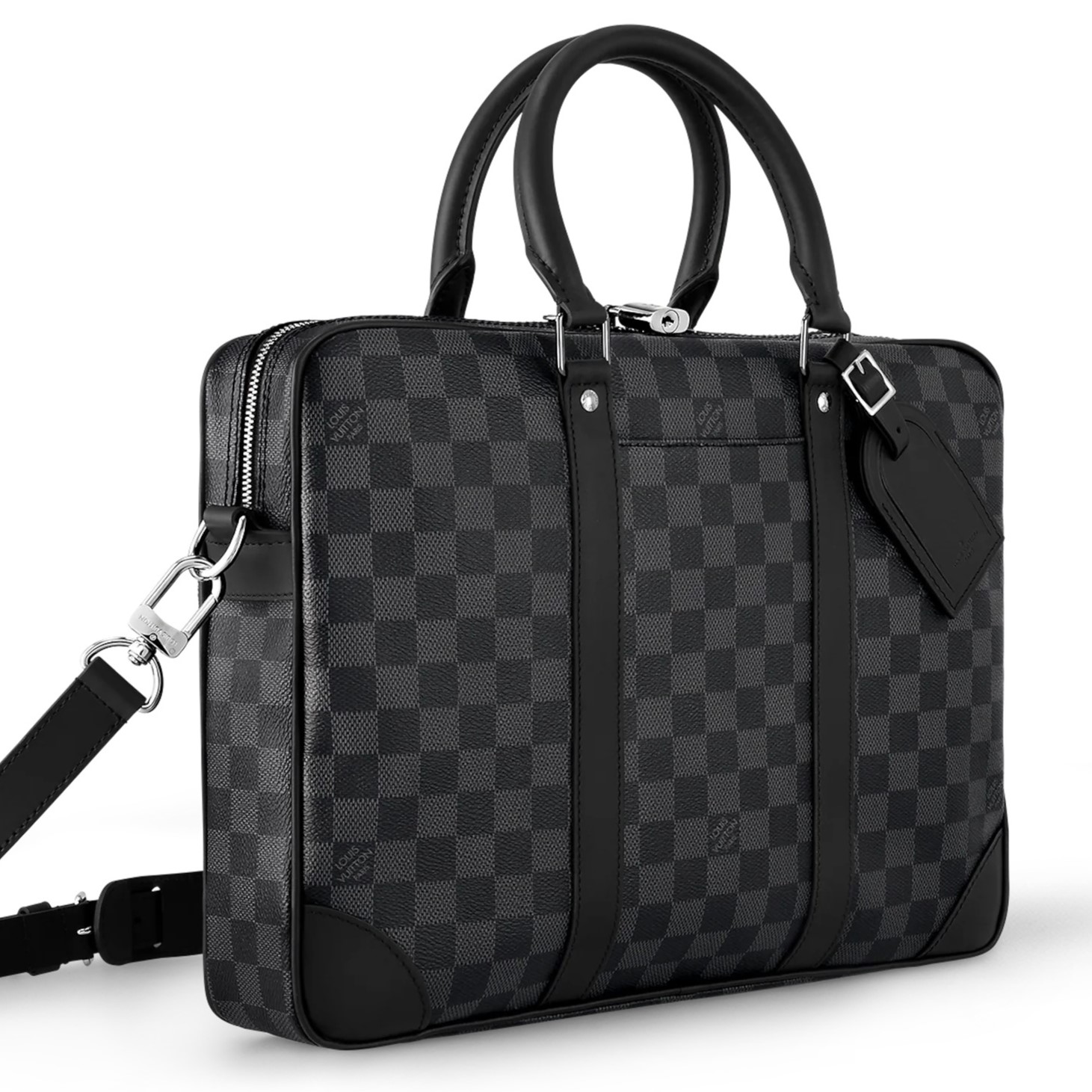 Cặp Xách Tay Công Sở Louis Vuitton Porte-Documents Voyage NM Damier Graphite Canvas N40445 2