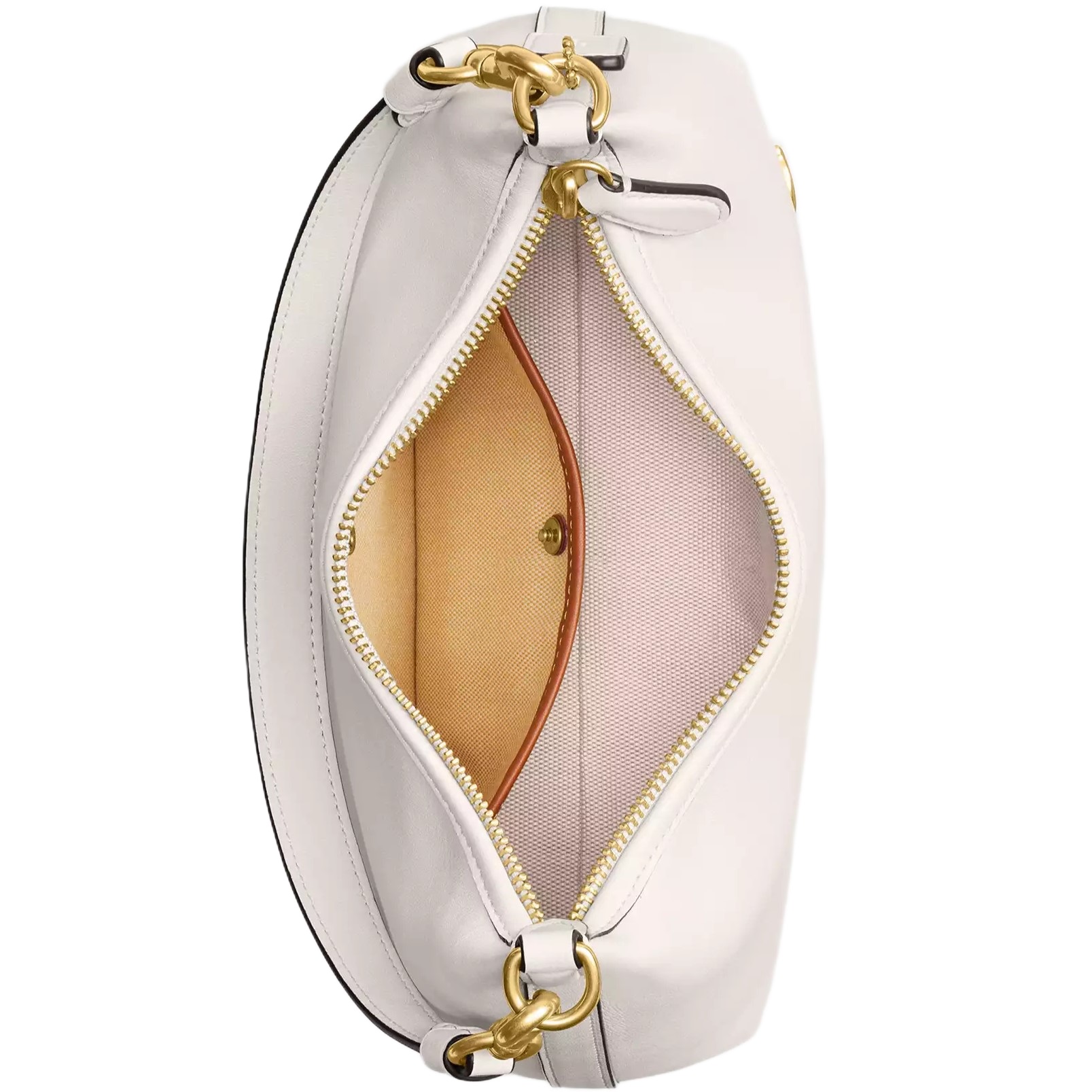 Túi kẹp nách Coach Juliet Shoulder Bag 25 Smooth Leather Chalk CW640 3