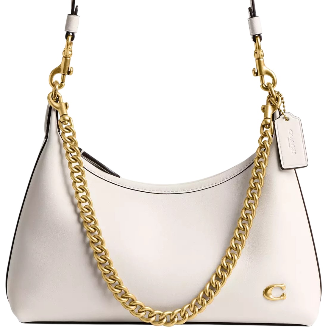 Túi kẹp nách Coach Juliet Shoulder Bag 25 Smooth Leather Chalk CW640 8