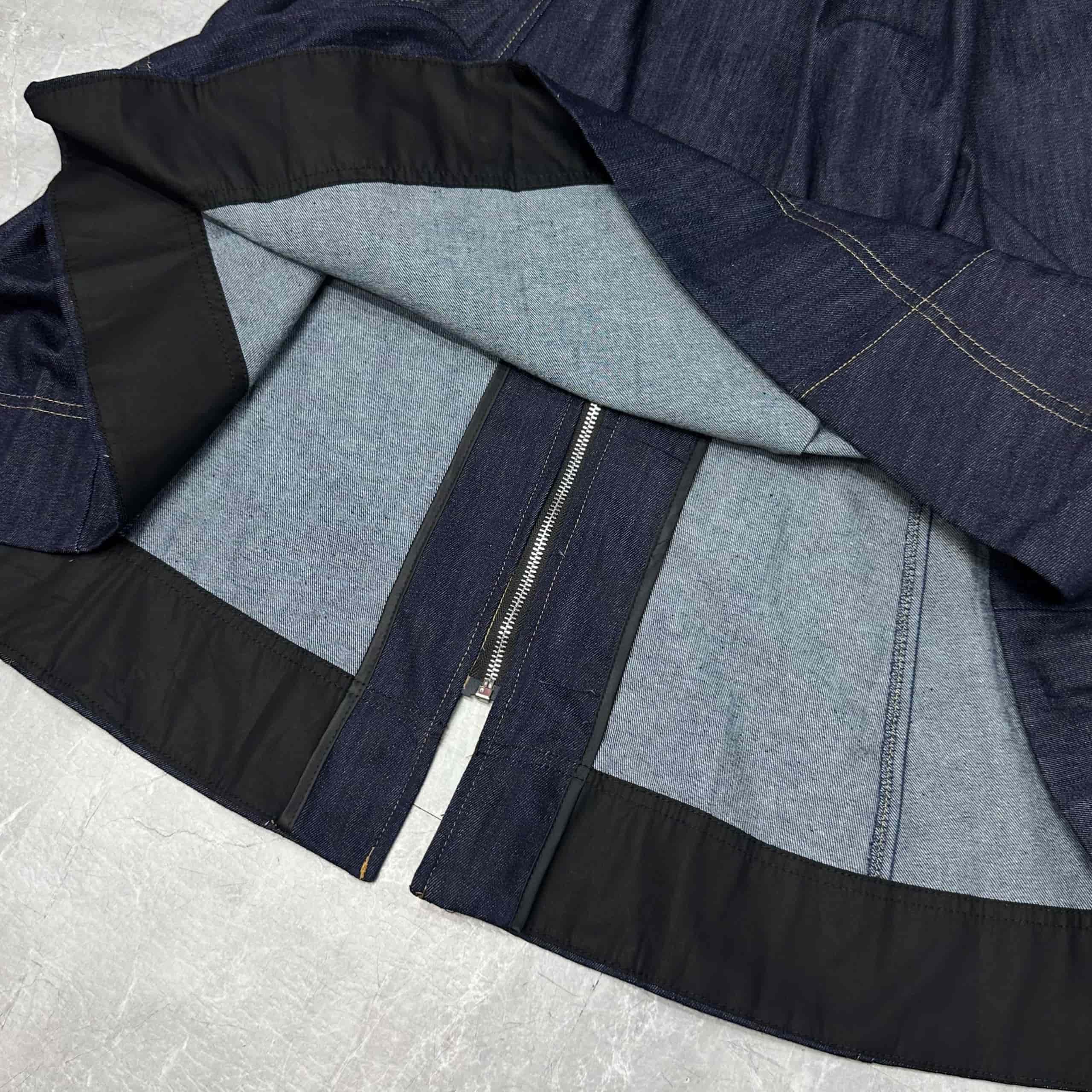 Set áo thun họa tiết váy dài jean Dior 5