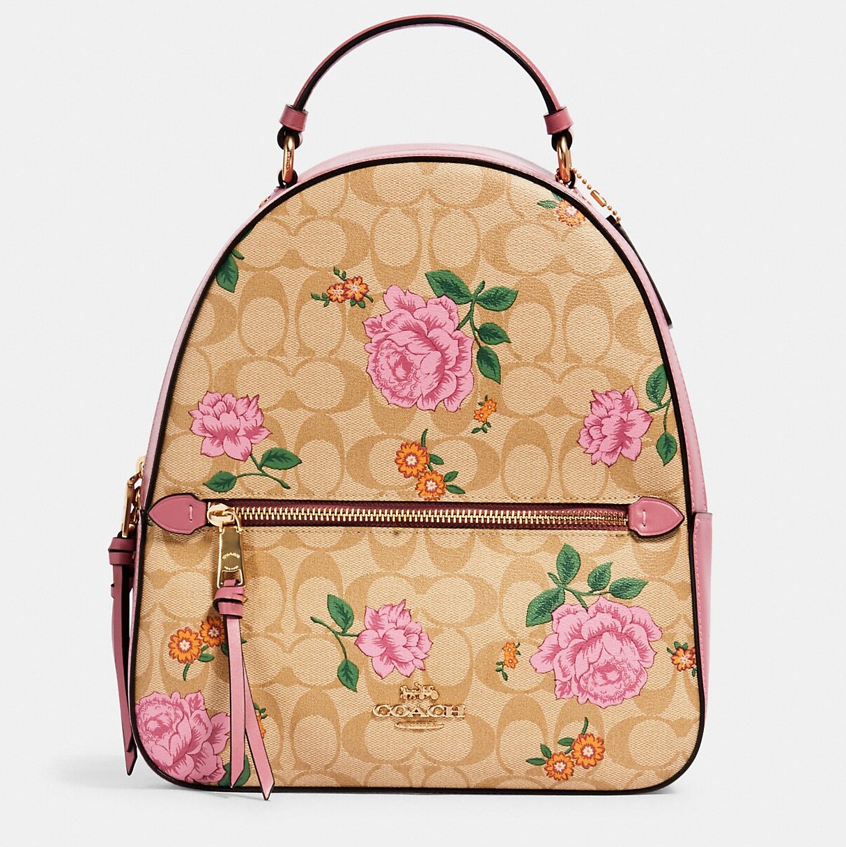 BALO JORDYN BACKPACK IN SIGNATURE CANVAS WITH PRAIRIE ROSE PRINT 2