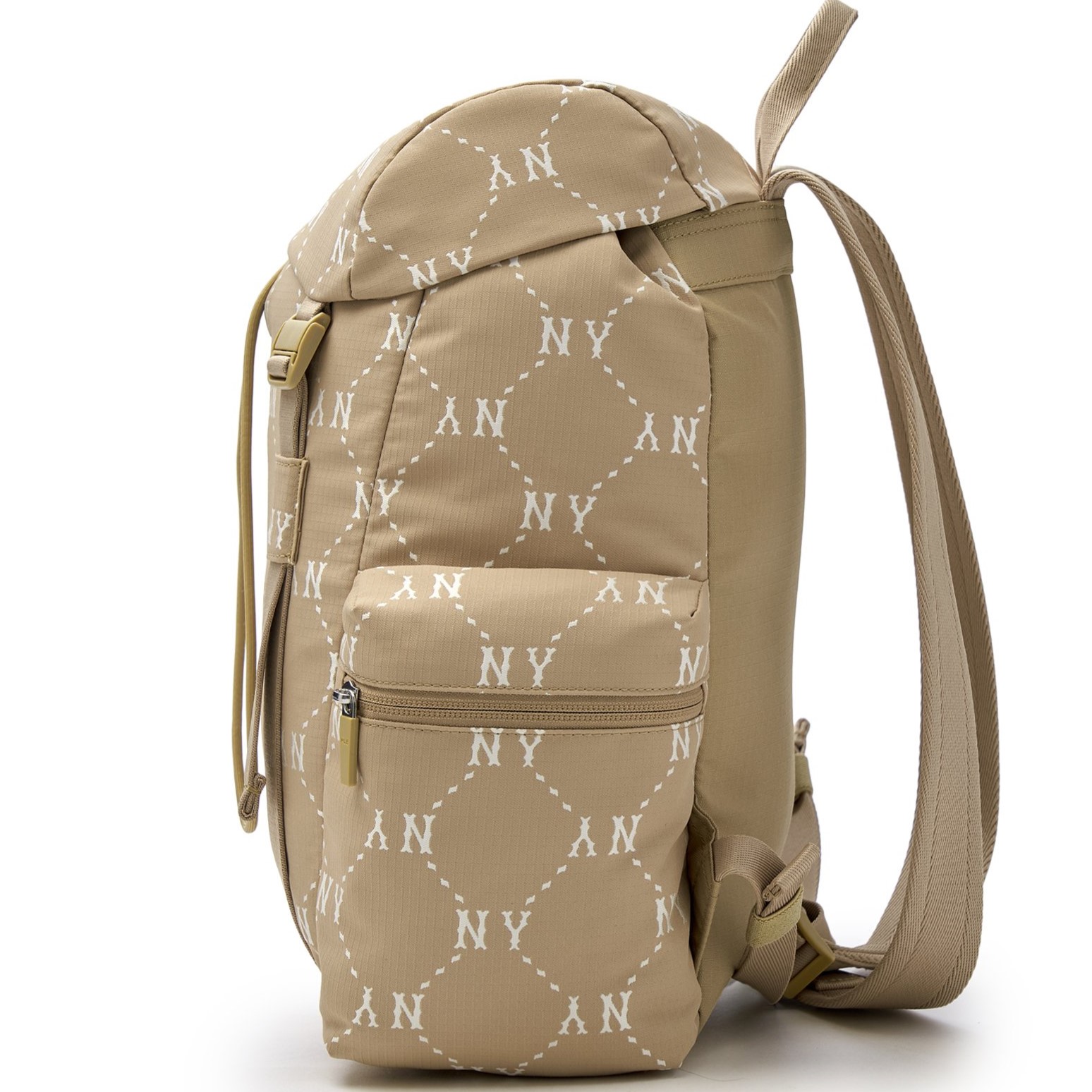 Balo MLB Diamond Monogram Sportive Backpack New York Yankees Beige 3ABKM035N-50BGD 6