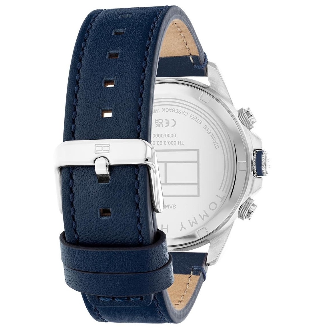 Đồng hồ nam Tommy Hilfiger Jameson Blue Leather Strap Watch TH1792063 6