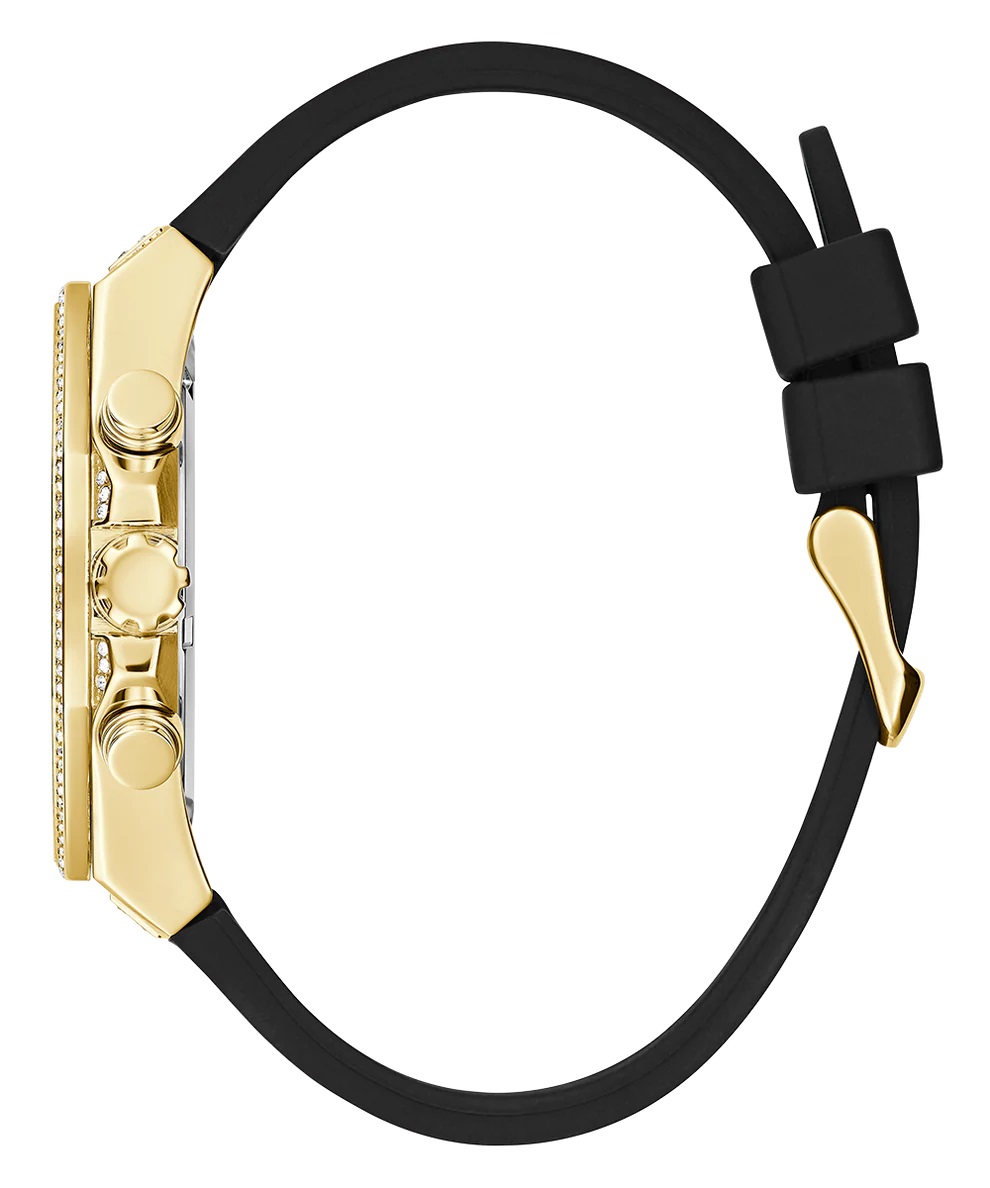 Đồng hồ nam Guess Mens Black Gold Tone Multi-function Watch GW0518G2 4