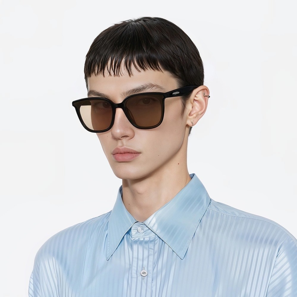Kính mát GM Gentle Monster Lilit 01 BR Square Acetate Flatbar Frame 17