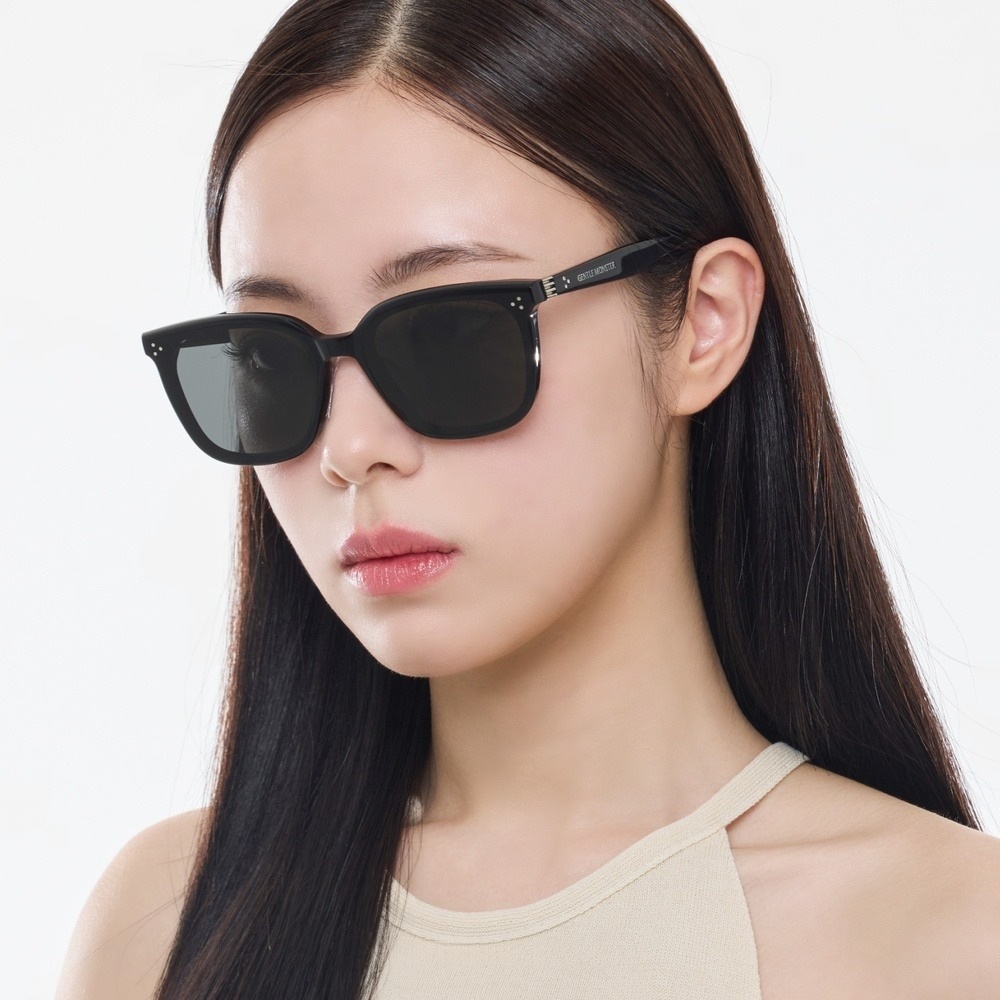 Mắt Kính GM Gentle Monster By Row 01 Black Lenses Black Acetate Frame 18