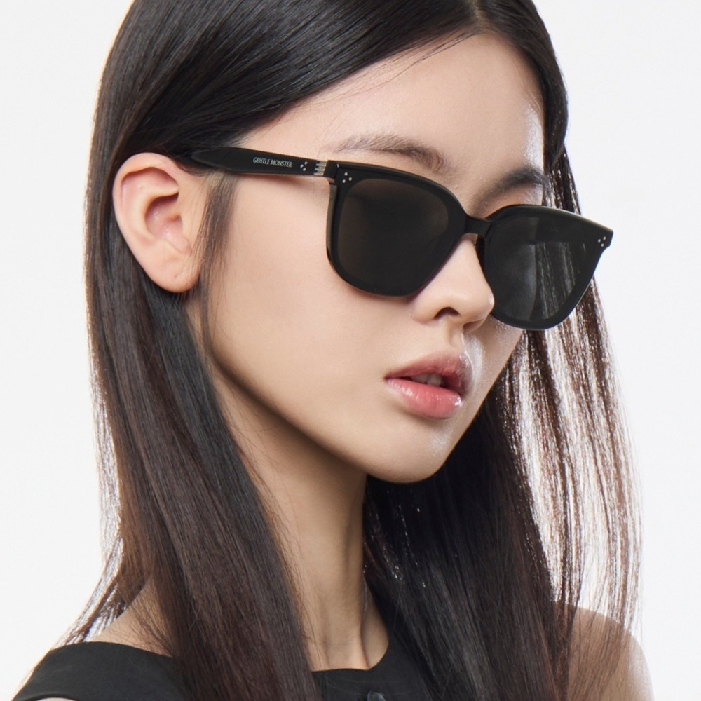 Mắt Kính GM Gentle Monster By Row 01 Black Lenses Black Acetate Frame 17