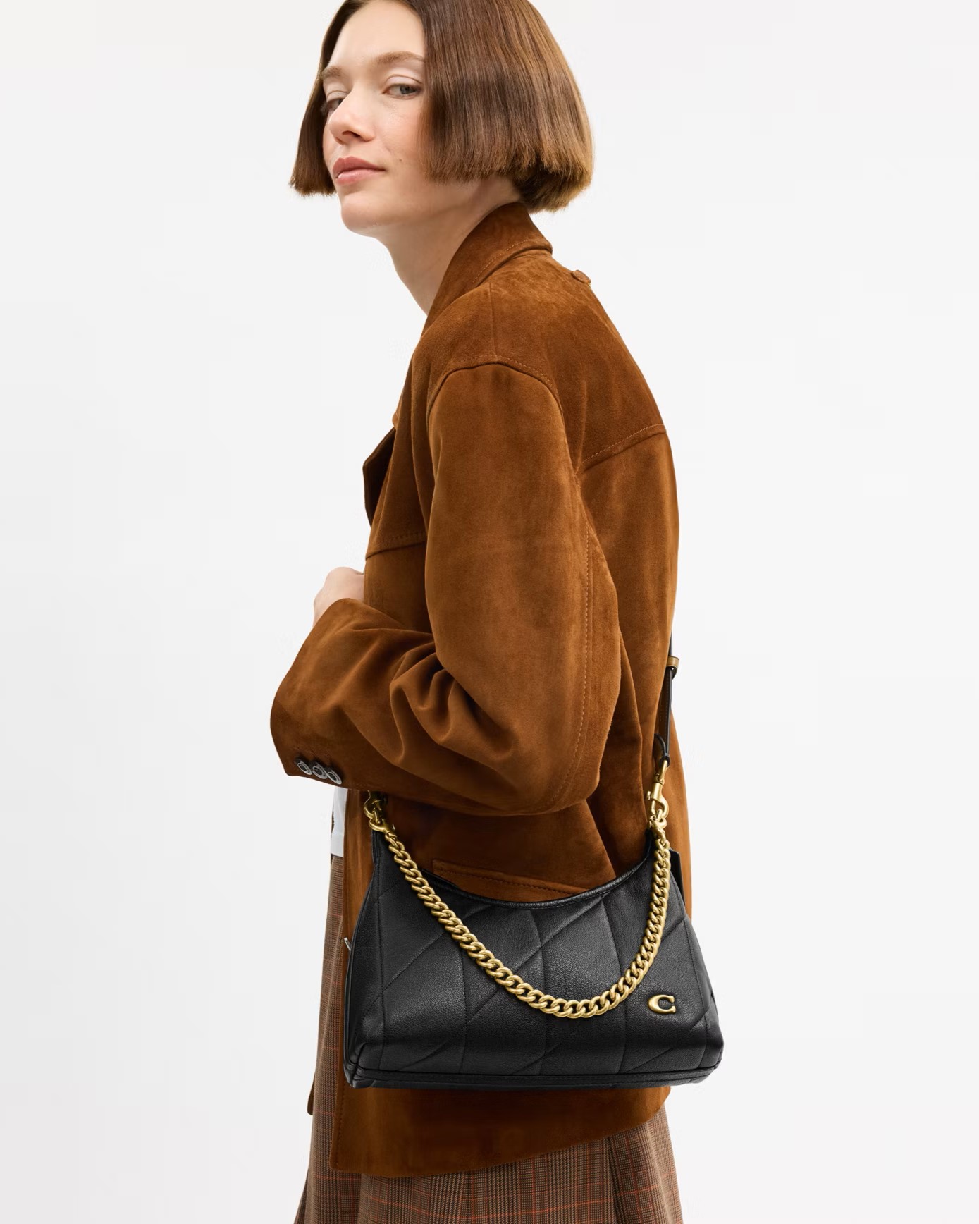 Túi Coach Juliet Shoulder Bag 25 With Quilting Black CDZ65 6