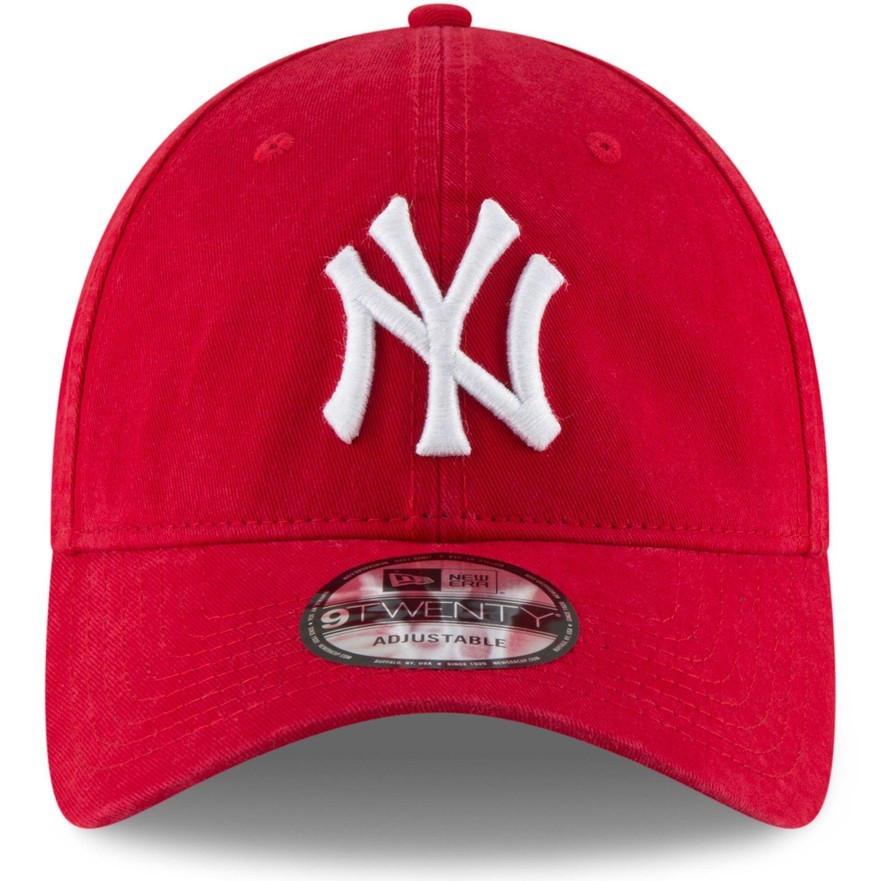 NÓN UNISEX MLB NEW YORK YANKEES NEW ERA RED CORE CLASSIC SECONDARY 9TWENTY ADJUSTABLE HAT 1