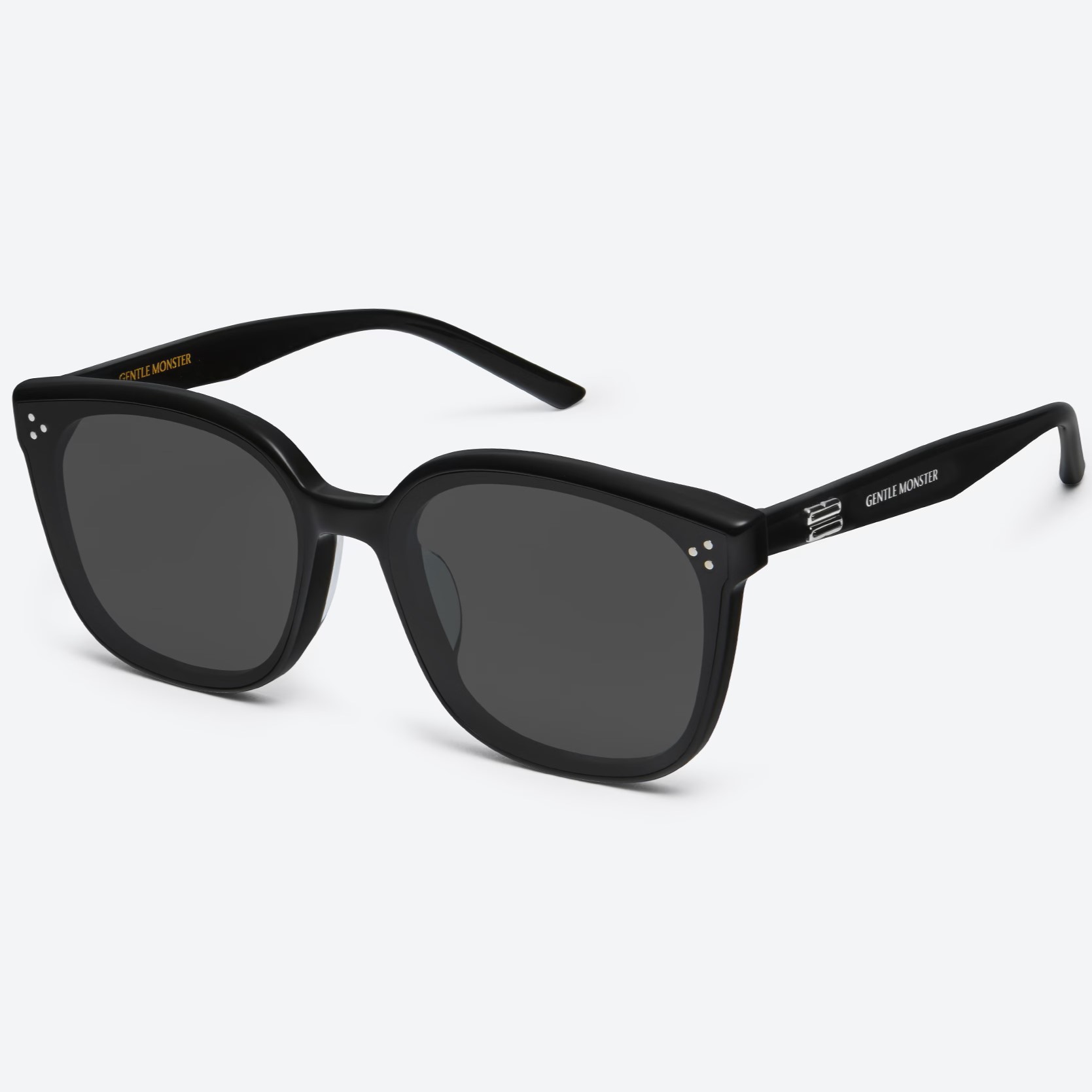Mắt kính Gentle Monster By 01 Black Lenses Black Acetate Frame 2