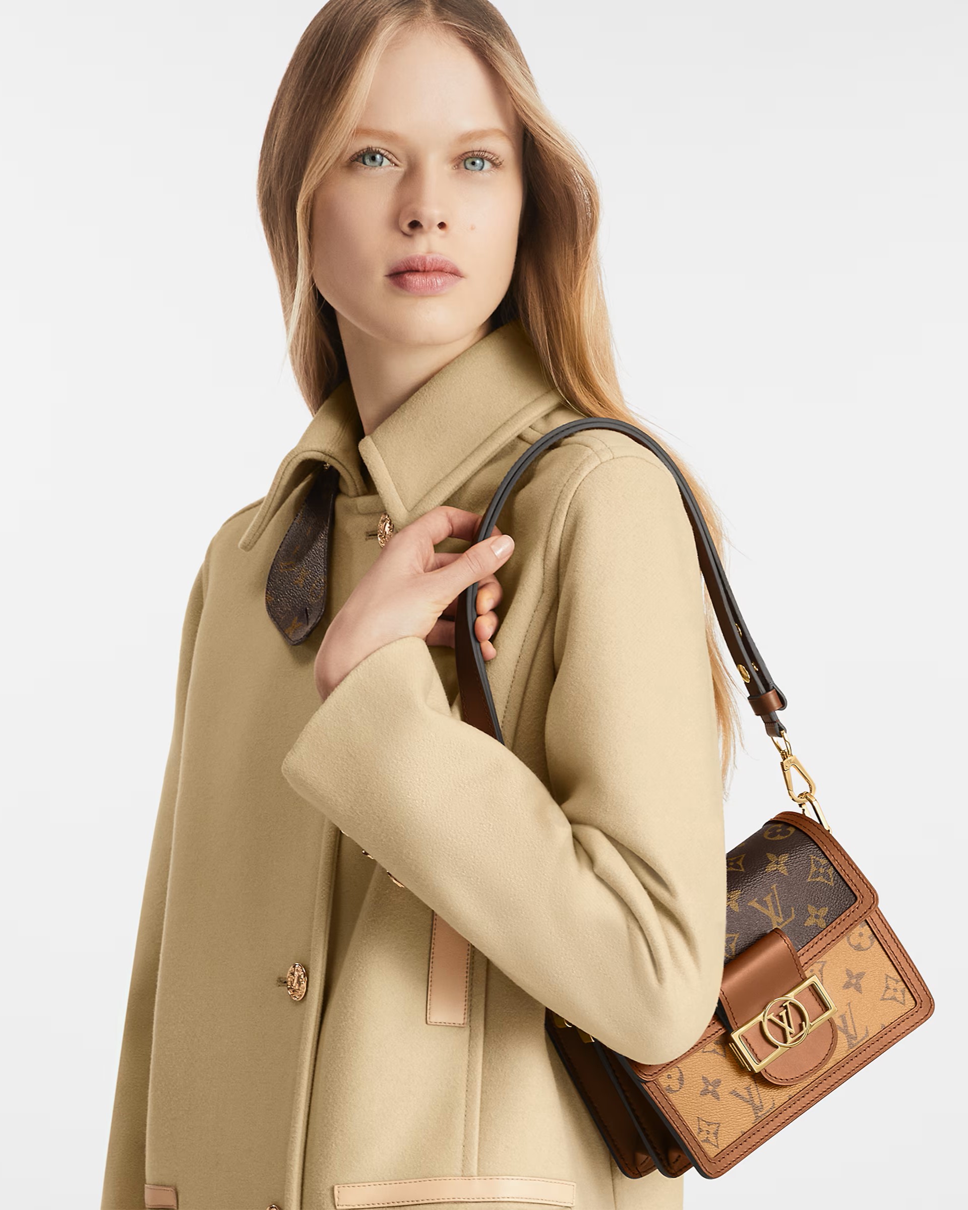 Túi xách nữ Louis Vuitton Mini Dauphine Monogram Canvas And Monogram Reverse M45959 5