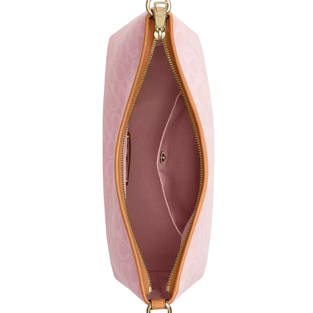 Túi Coach Laurel Shoulder Bag In Signature Canvas With Charms Powder Pink CEL12 4