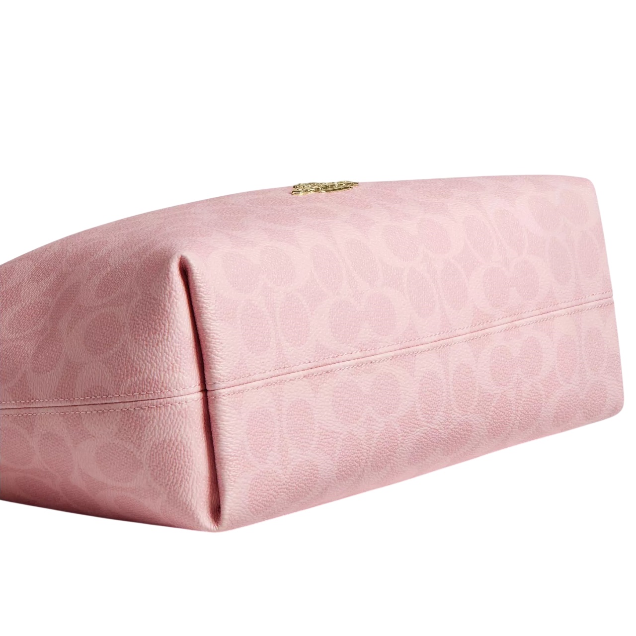 Túi Coach Laurel Shoulder Bag In Signature Canvas With Charms Powder Pink CEL12 3