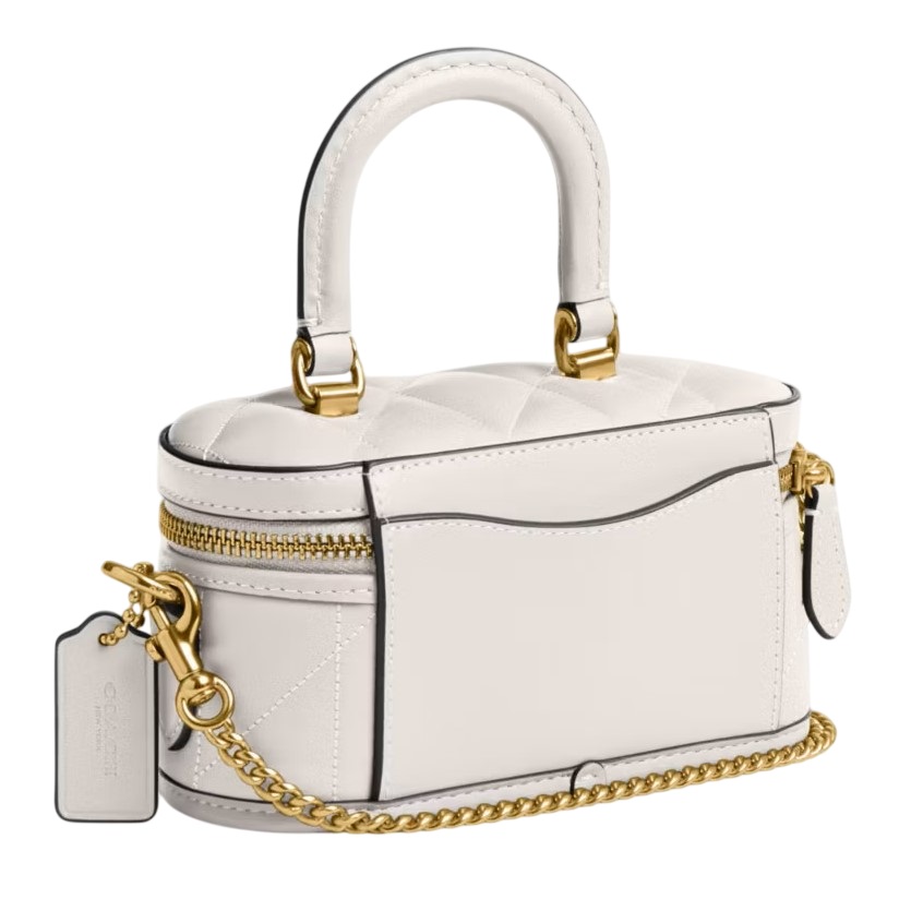 Túi Coach Trail Crossbody 17 With Pillow Quilting Chalk CT877 2