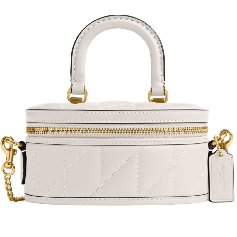 Túi Coach Trail Crossbody 17 With Pillow Quilting Chalk CT877 5