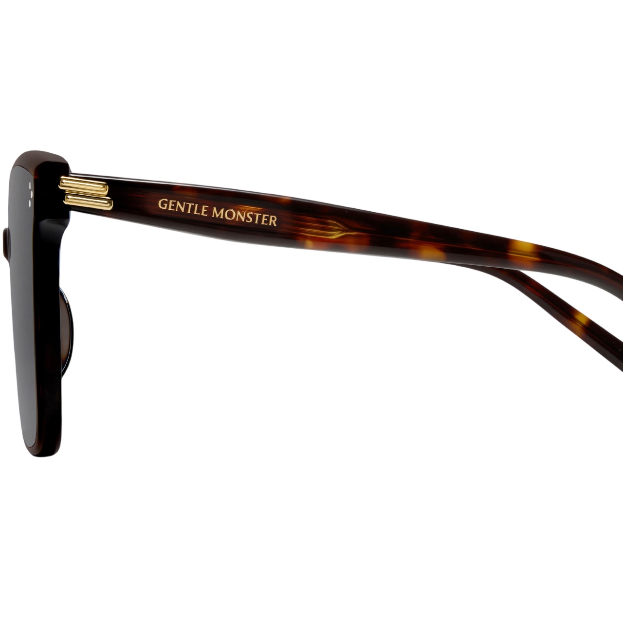 Kính Gentle Monster New Her T1 Classic Square Sunglasses With a Tortoise Acetate Frame 3
