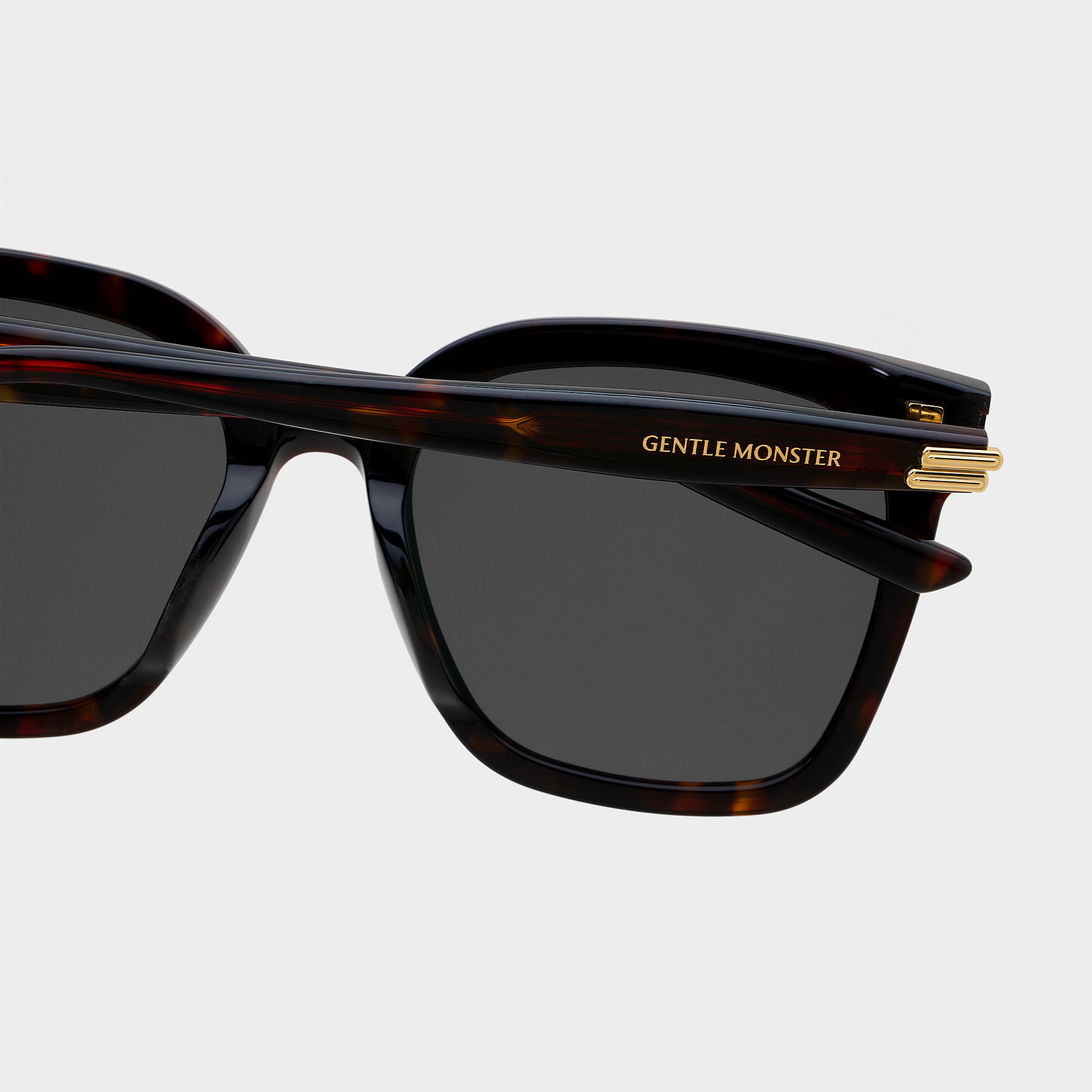 Kính Gentle Monster New Her T1 Classic Square Sunglasses With a Tortoise Acetate Frame 1