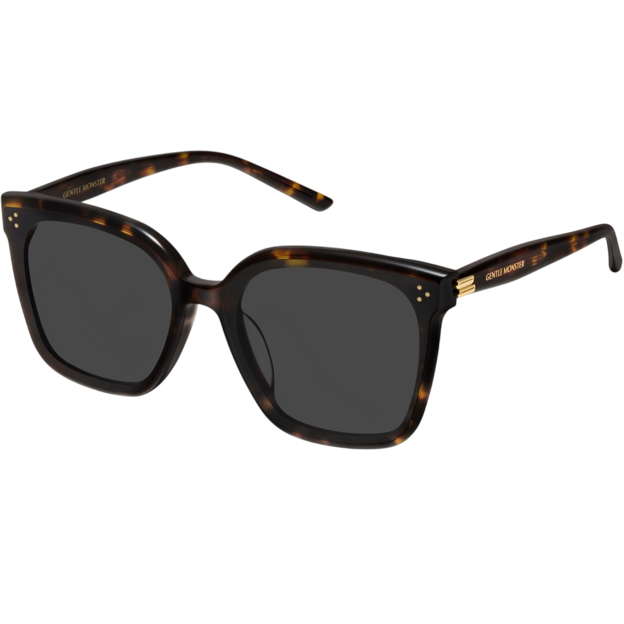 Kính Gentle Monster New Her T1 Classic Square Sunglasses With a Tortoise Acetate Frame 8