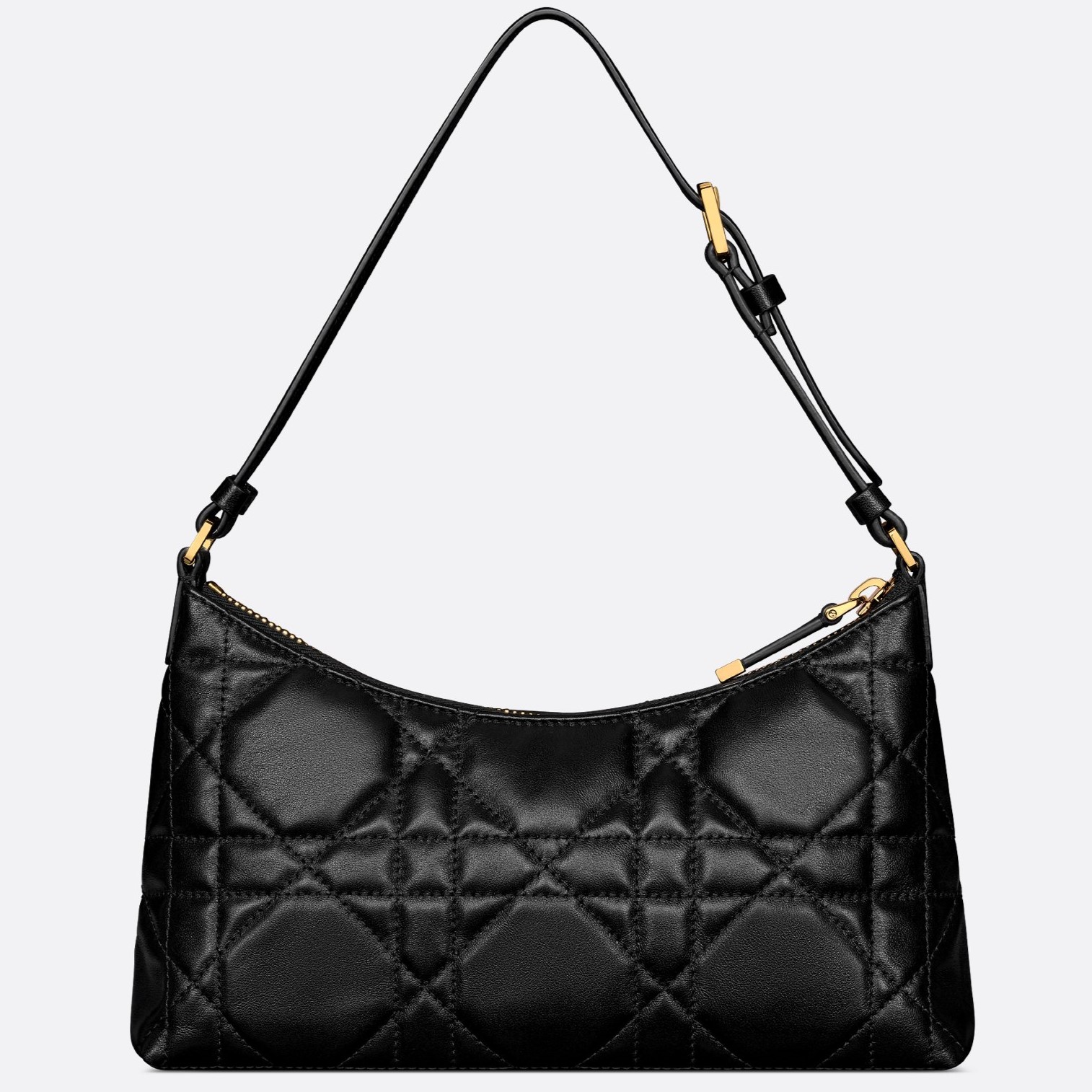 Túi Dior Miss Caro Cigale Mini Bag Black Macrocannage Lambskin 1