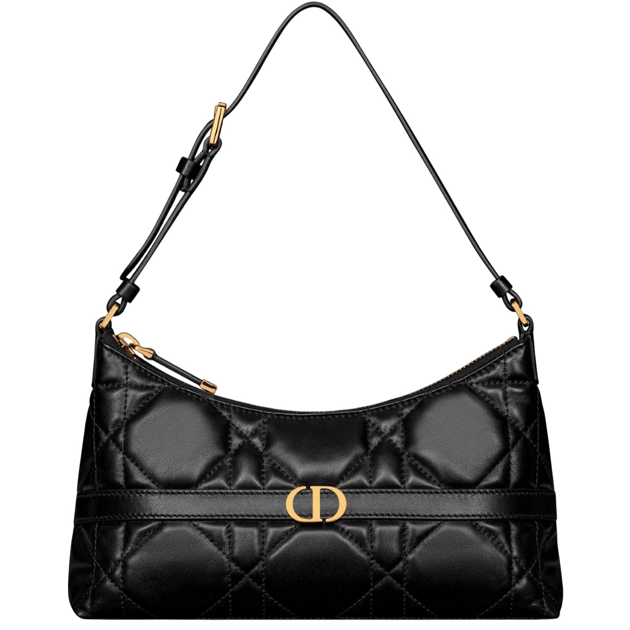 Túi Dior Miss Caro Cigale Mini Bag Black Macrocannage Lambskin 2