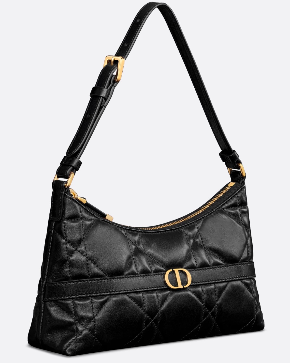 Túi Dior Miss Caro Cigale Mini Bag Black Macrocannage Lambskin 3