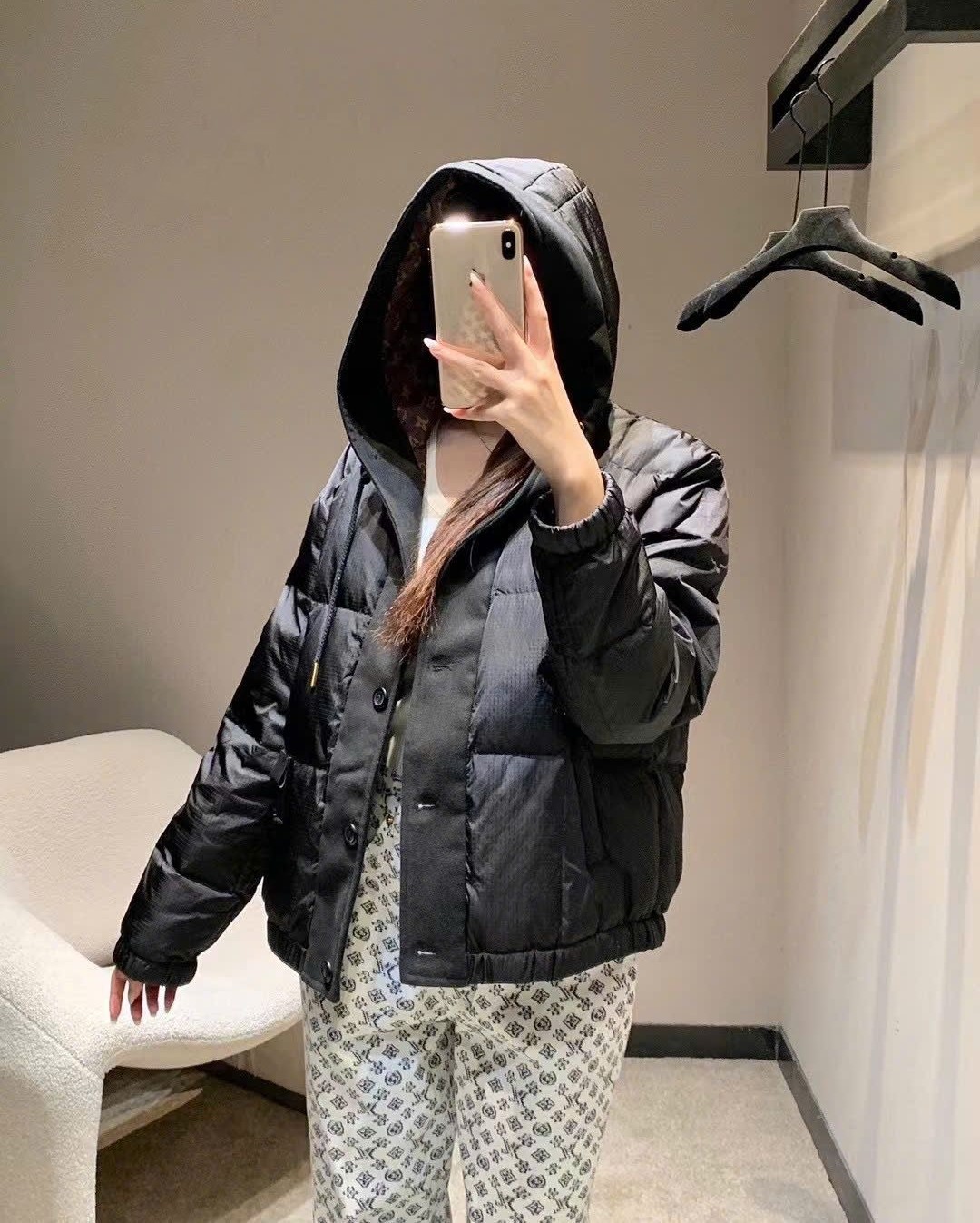 Áo khoác Louis Vuitton Hooded Quilted Ripstop Jacket 2
