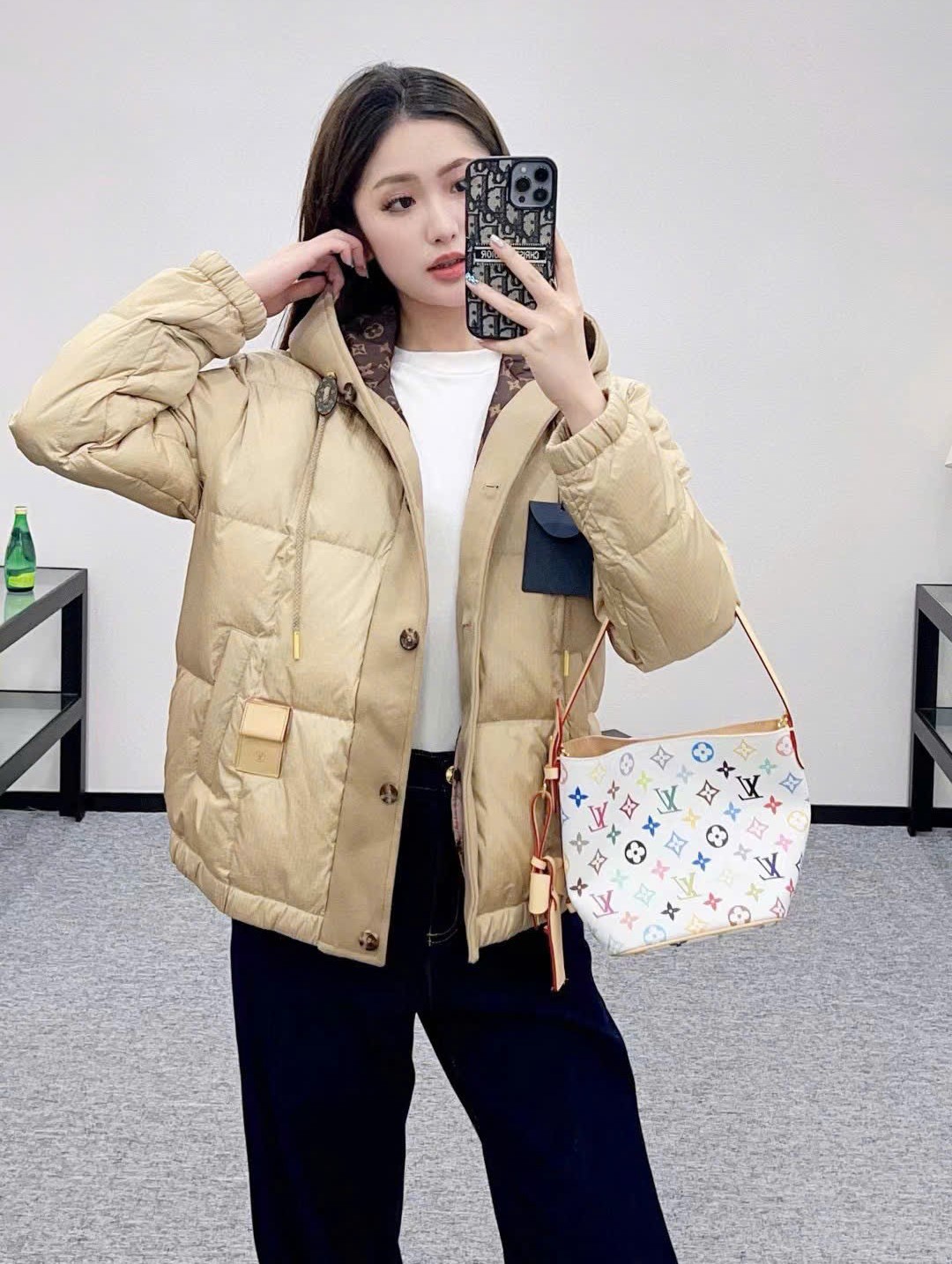 Áo khoác Louis Vuitton Hooded Quilted Ripstop Jacket 7