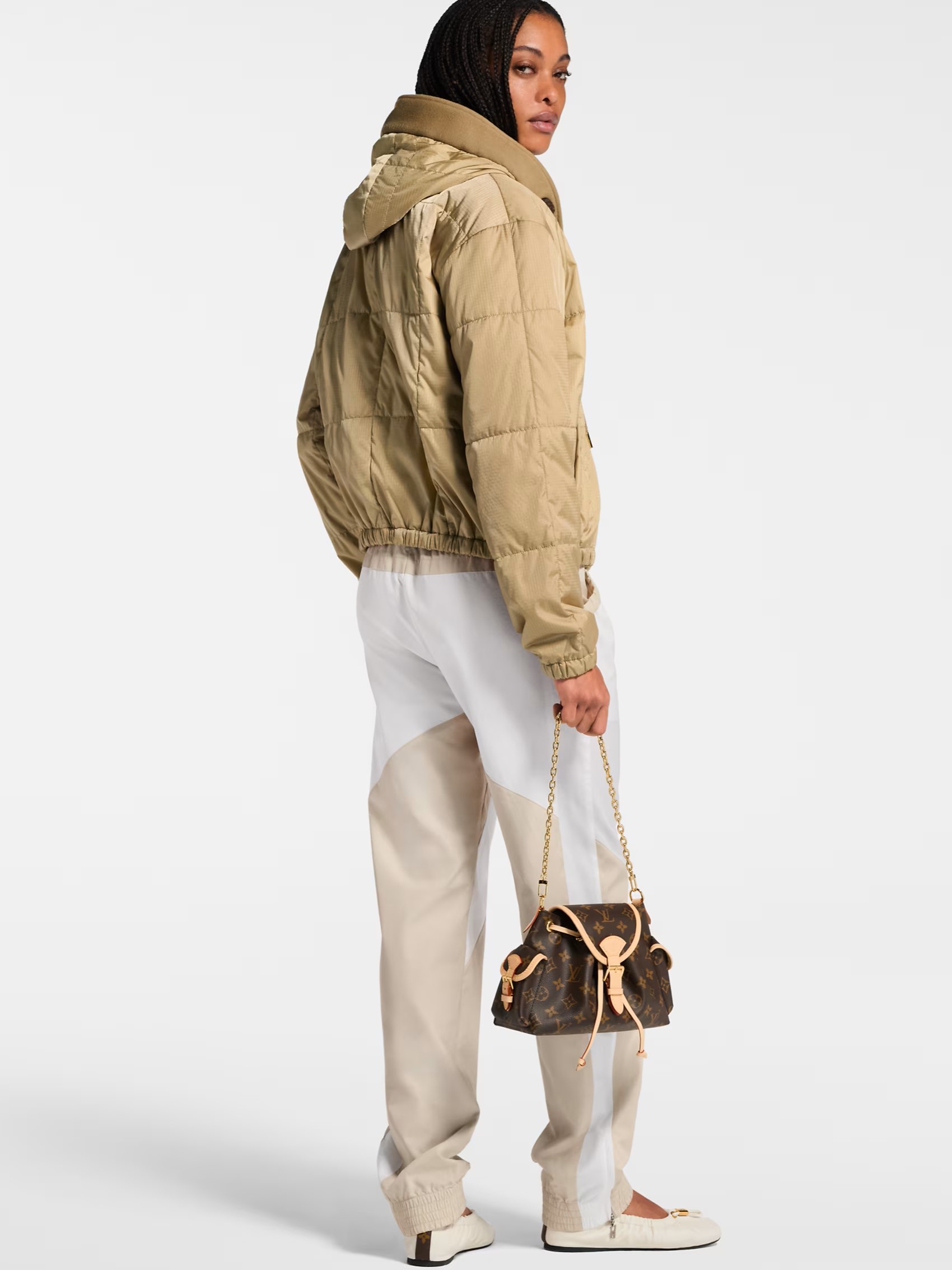 Áo khoác Louis Vuitton Hooded Quilted Ripstop Jacket 8