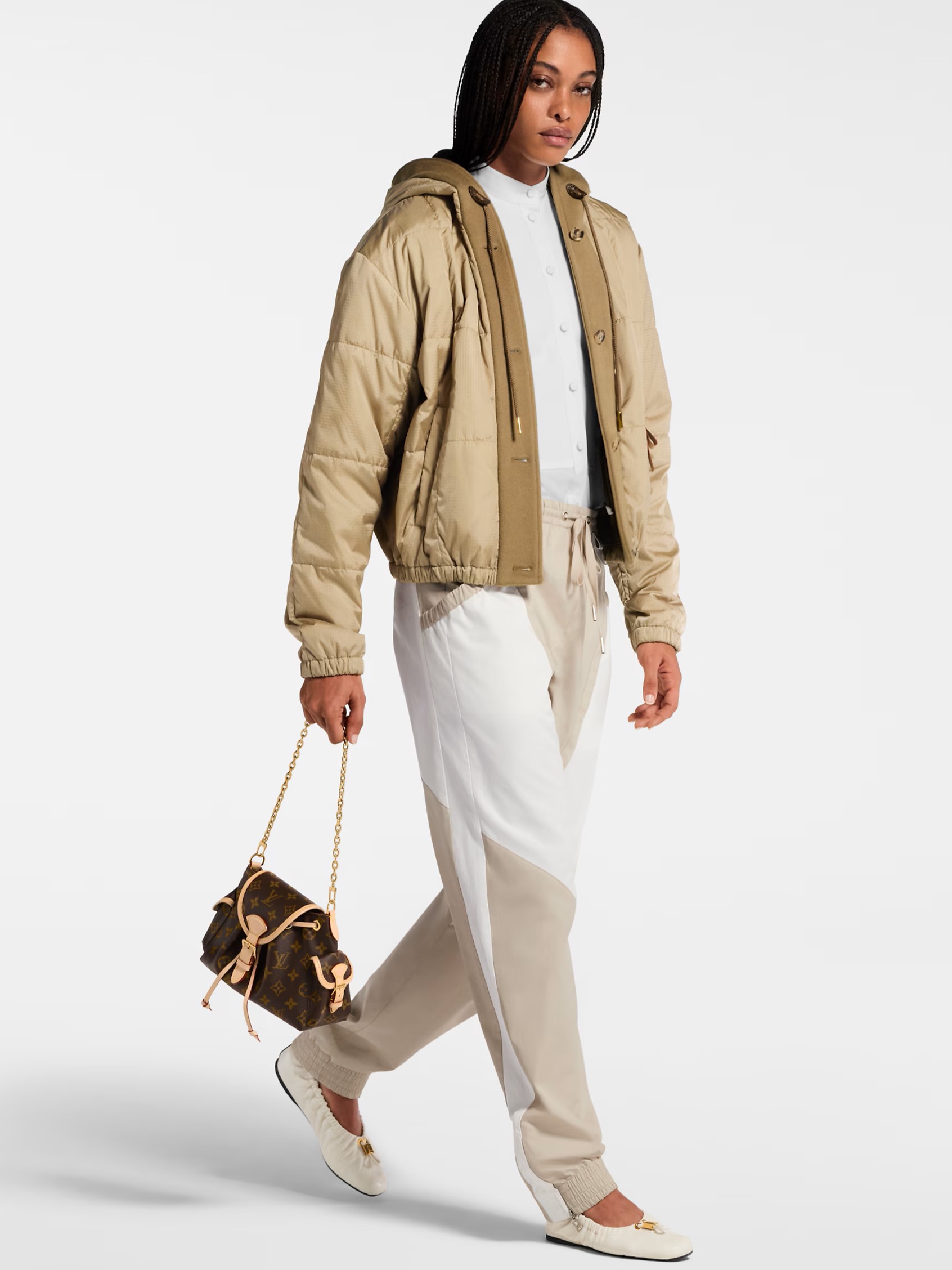 Áo khoác Louis Vuitton Hooded Quilted Ripstop Jacket 9
