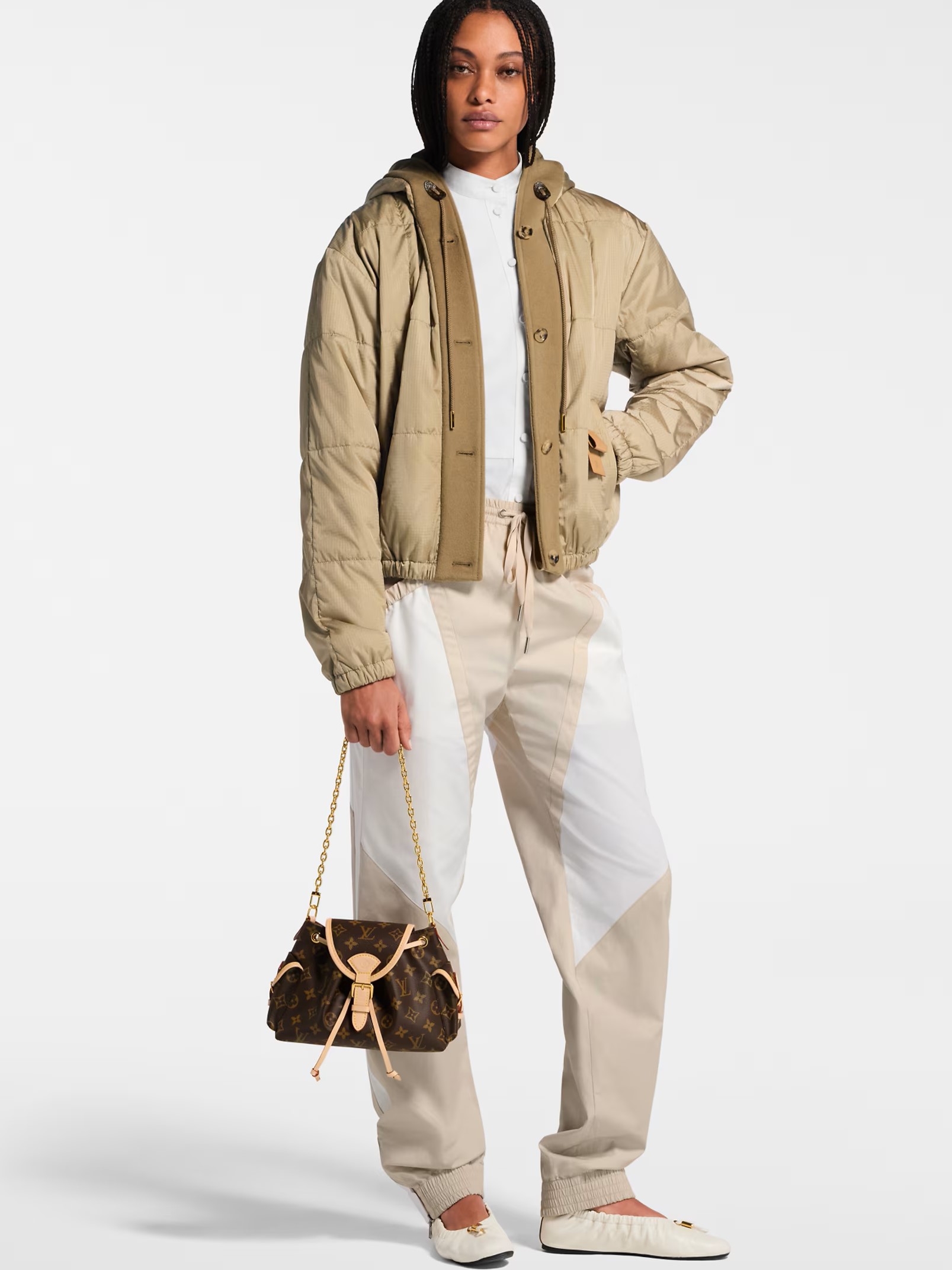 Áo khoác Louis Vuitton Hooded Quilted Ripstop Jacket 11